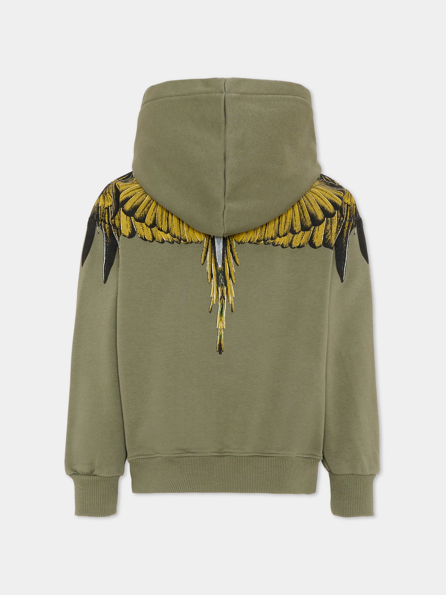 Felpa verde per bambino con ali,County Of Milan Kids,S6CMJBHS022 082