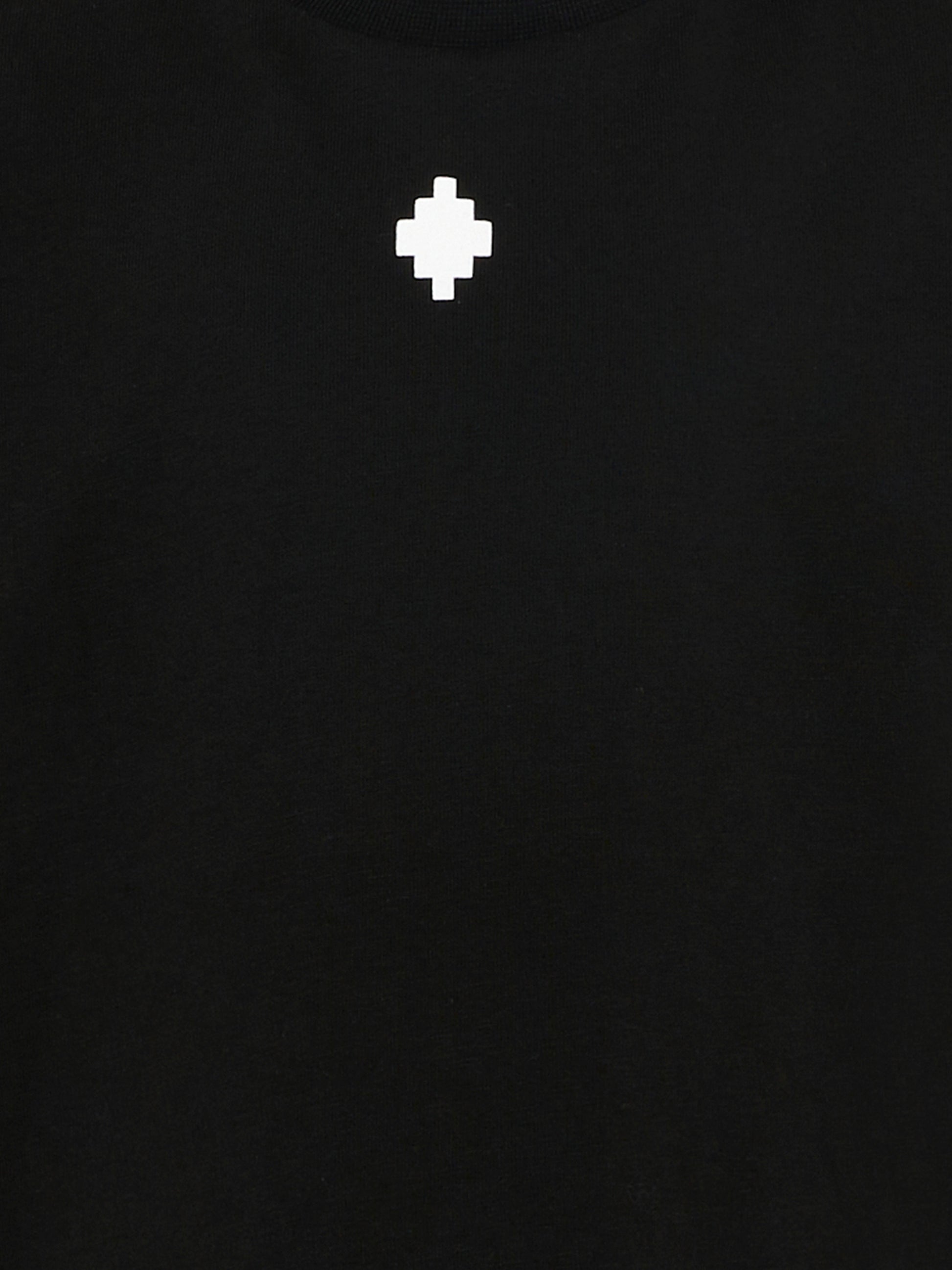 T-Shirt nera per bambino con logo,County Of Milan Kids,S6CMJBTH007 110