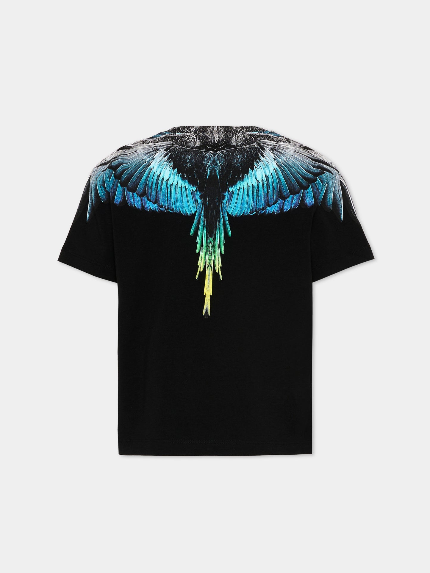 T-shirt nera per bambino con ali,County Of Milan Kids,S6CMJBTH017 110