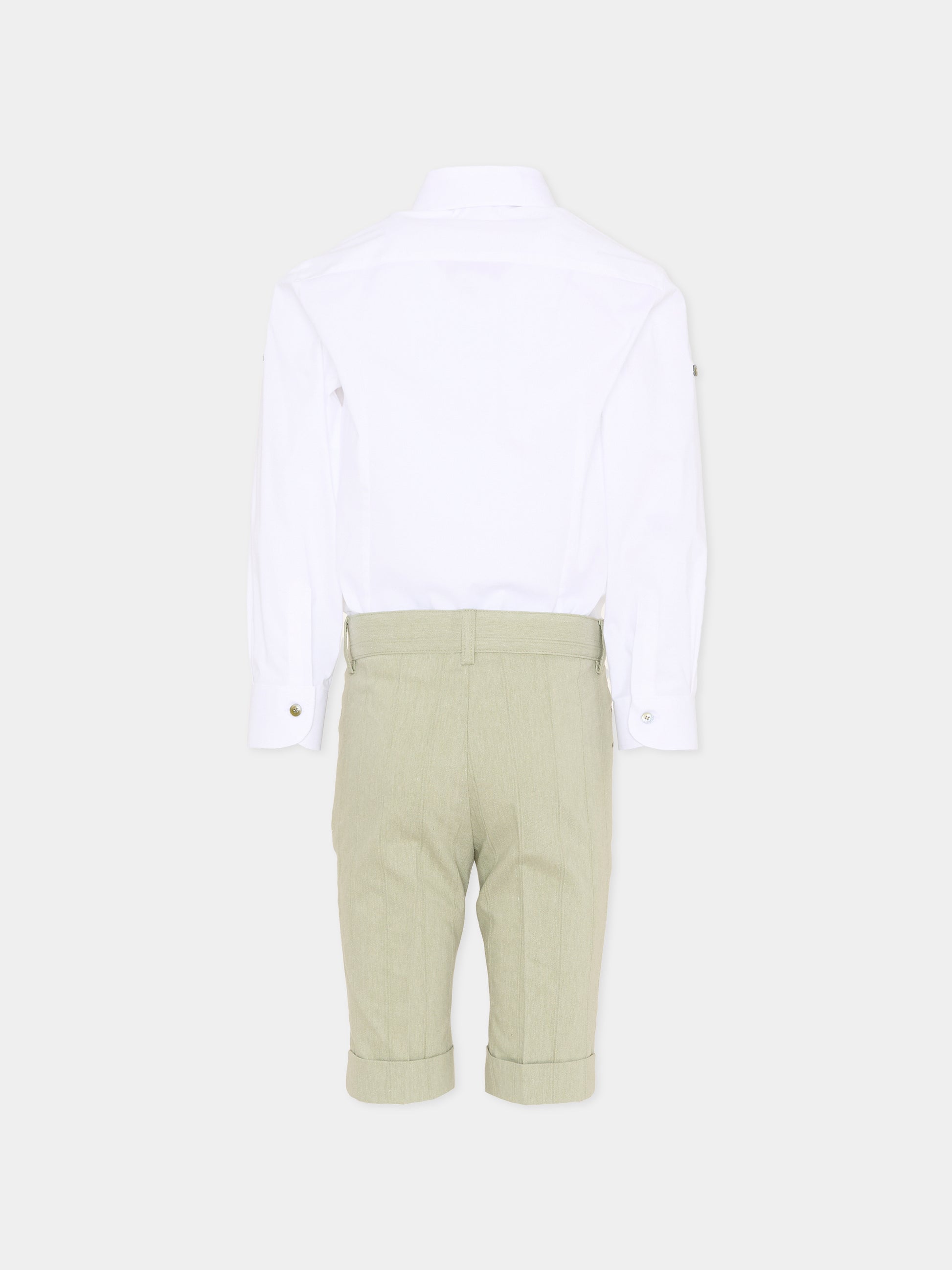 Completo elegante verde per bambino,Colorichiari,MB308288 4910 35