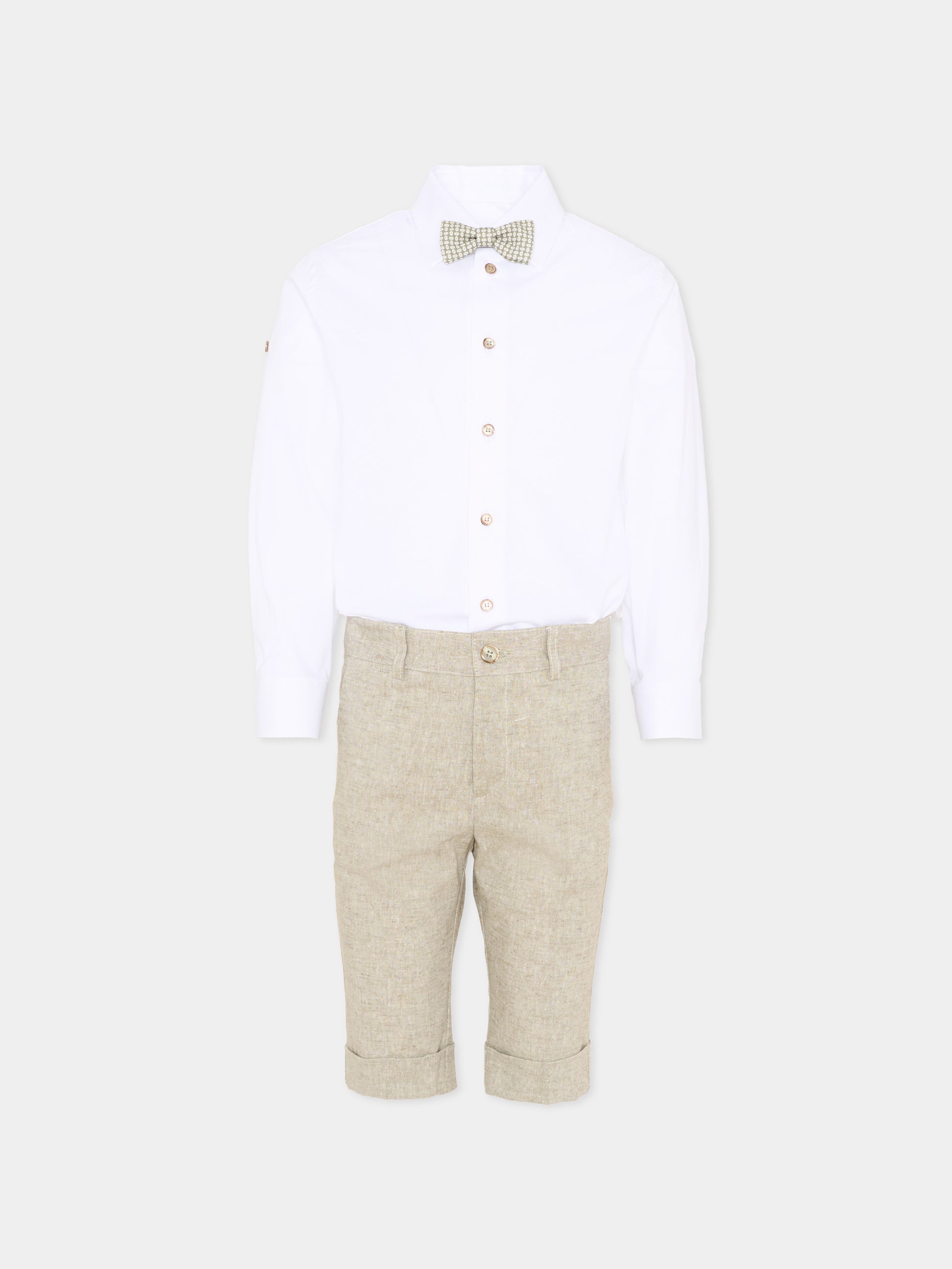 Completo elegante verde per bambino,Colorichiari,MB458298 4915 35