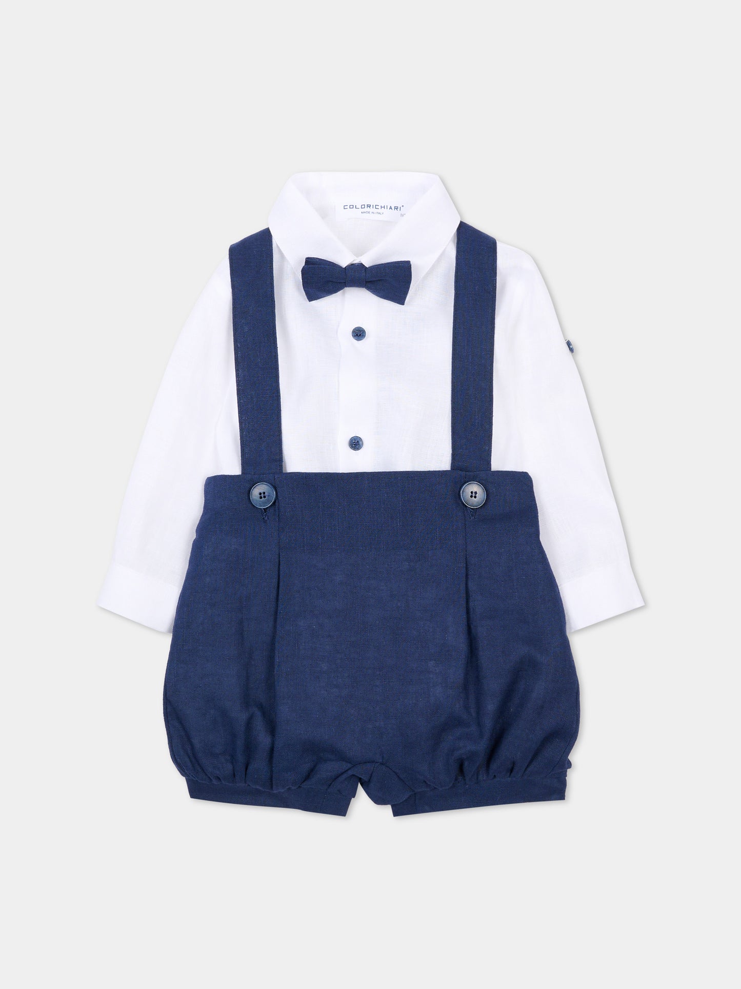 Completo elegante blu per neonato,Colorichiari,MN308409 4917 60