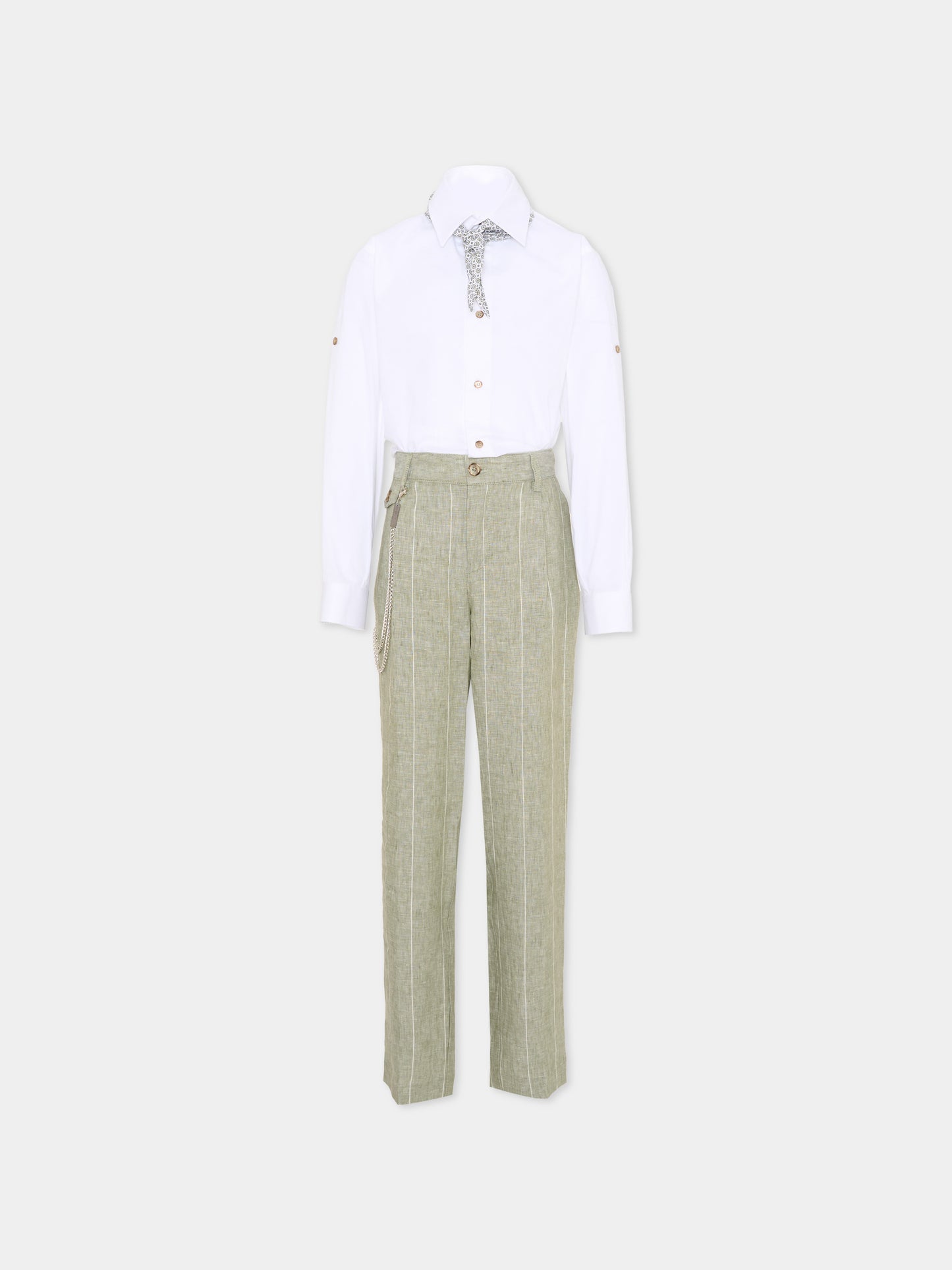 Completo elegante verde per bambino,Colorichiari,MJ508359 4952 35