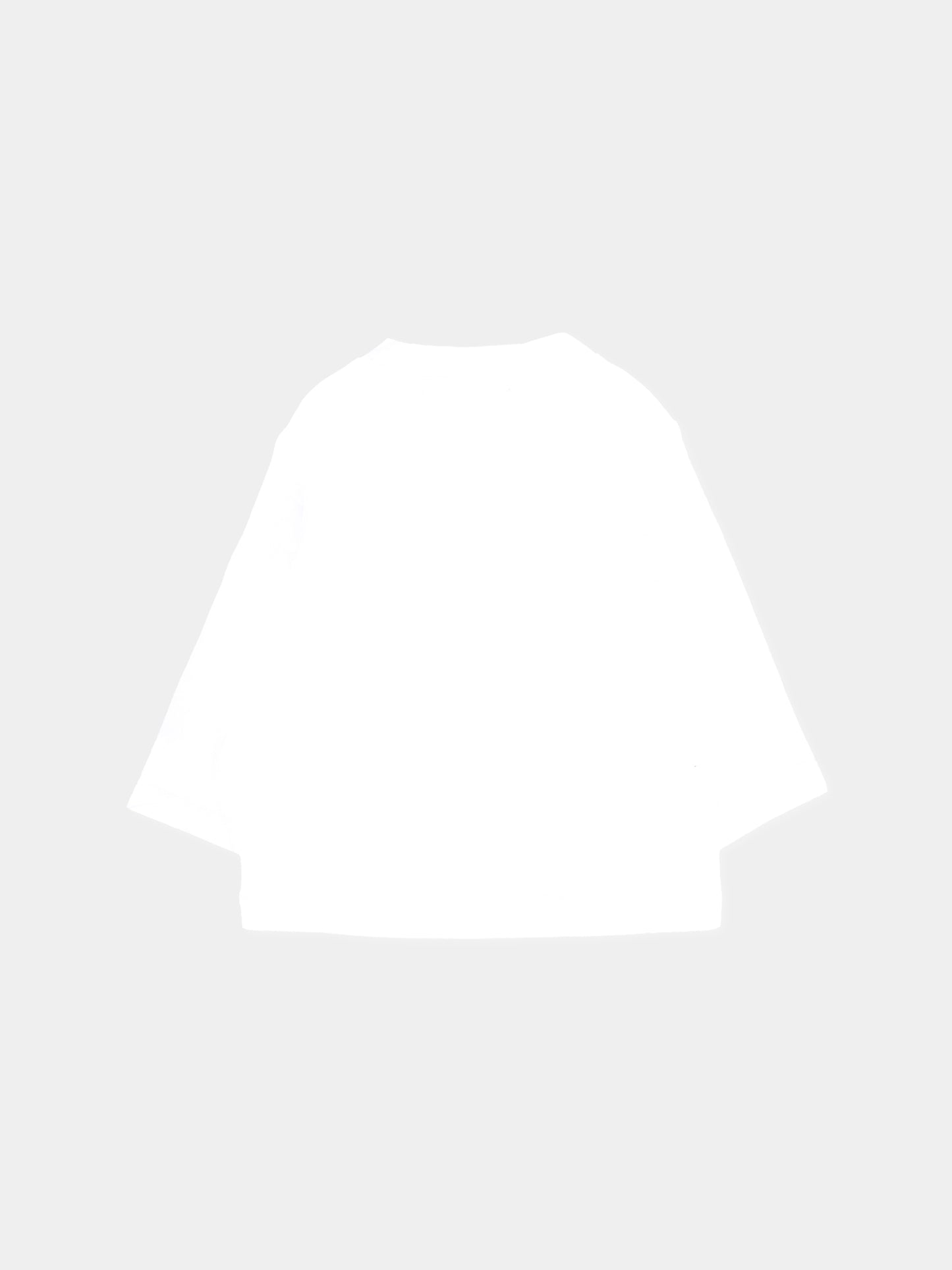 T-shirt bianca per neonati con logo argentato,Balmain Kids,6R8520 Z0738 100AG