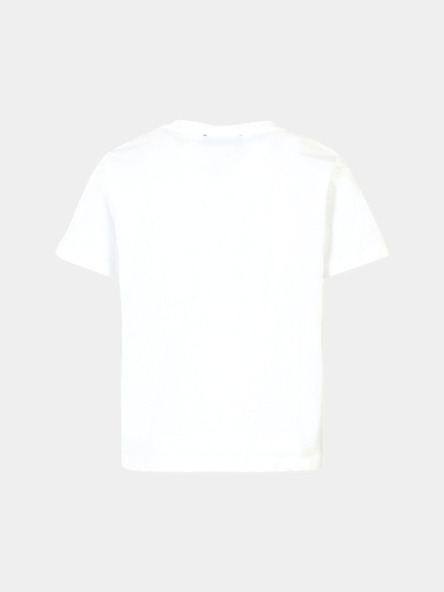 T-shirt bianca per bambini con logo,Balmain Kids,BT8P11 Z0116 100BL