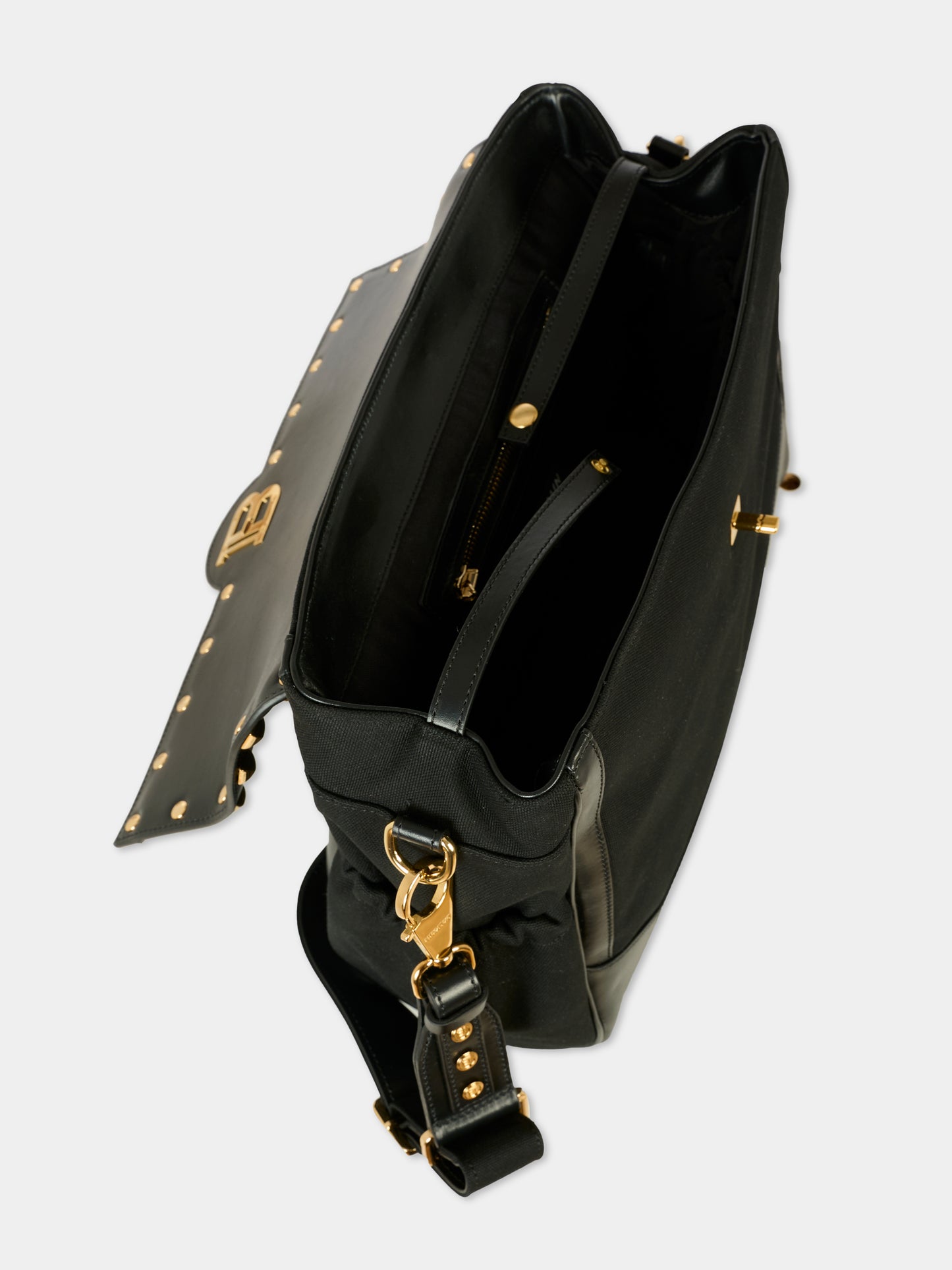 Borsa mamma nera per neonati con logo,Balmain Kids,BT0608 Z0042 930OR