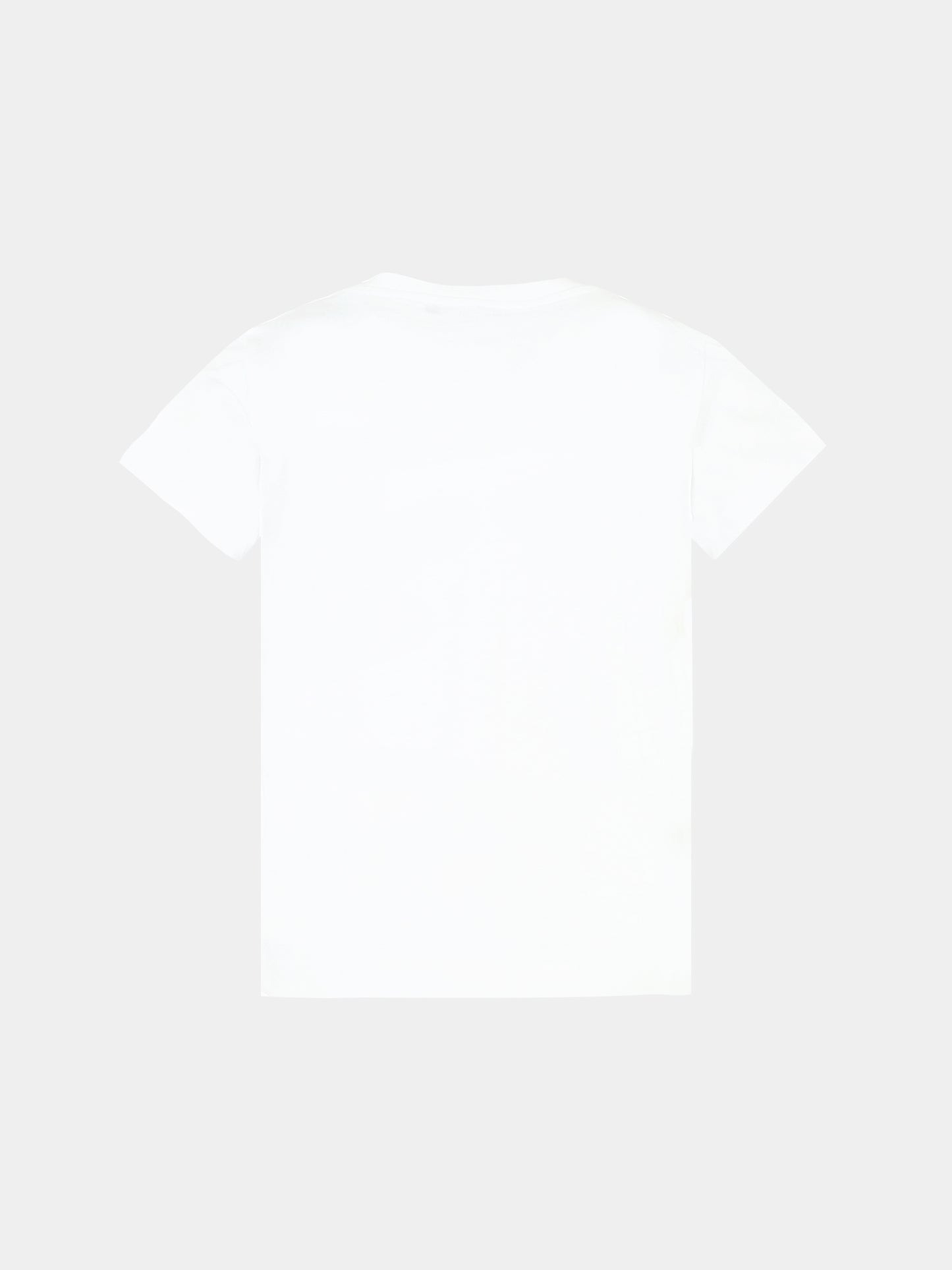 T-shirt bianca per bambina con paillettes,Balmain Kids,BT8C31 J0177 100NE