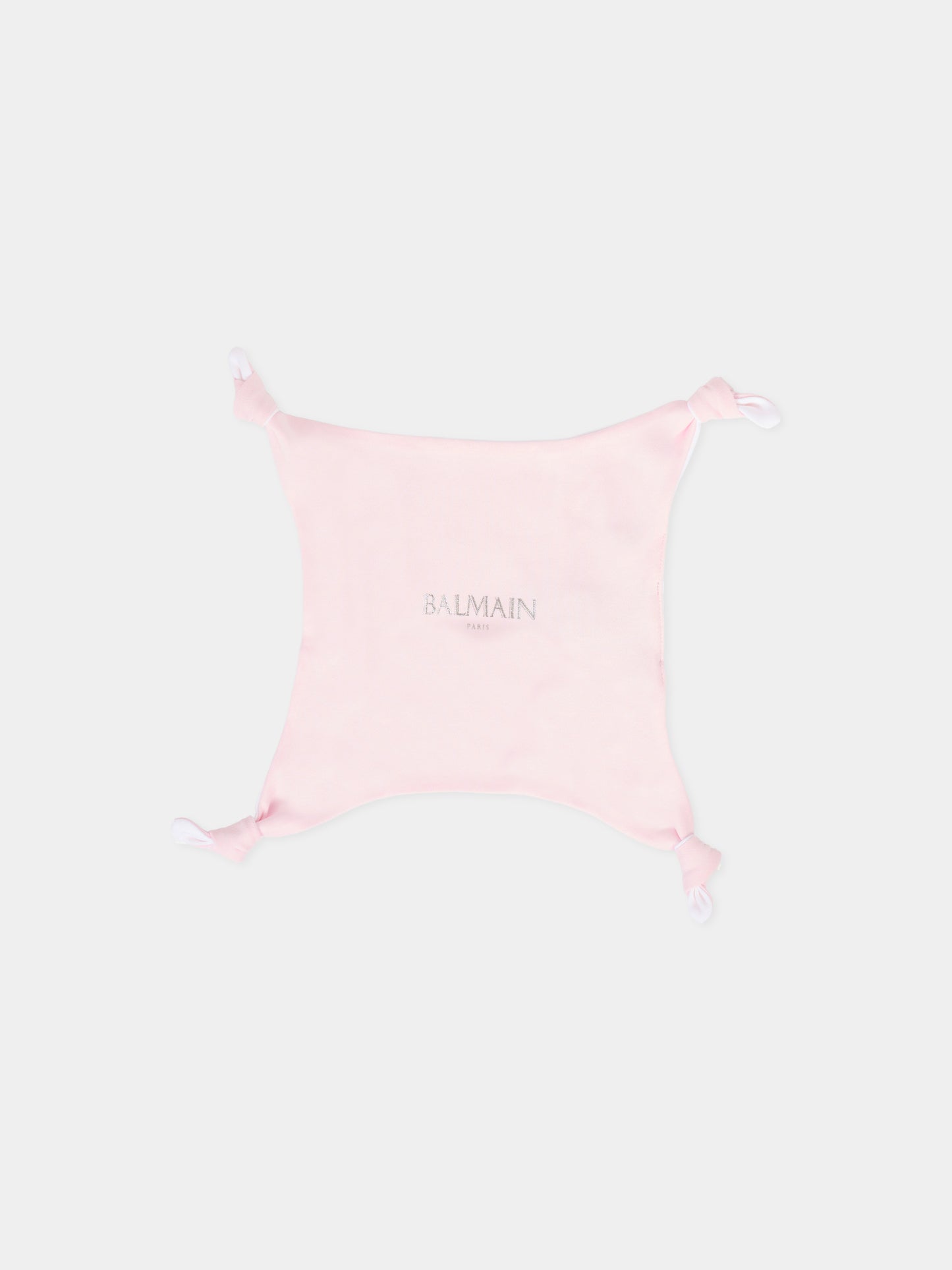 Set rosa per neonata con logo,Balmain Kids,BTB630 Z1769 540BC