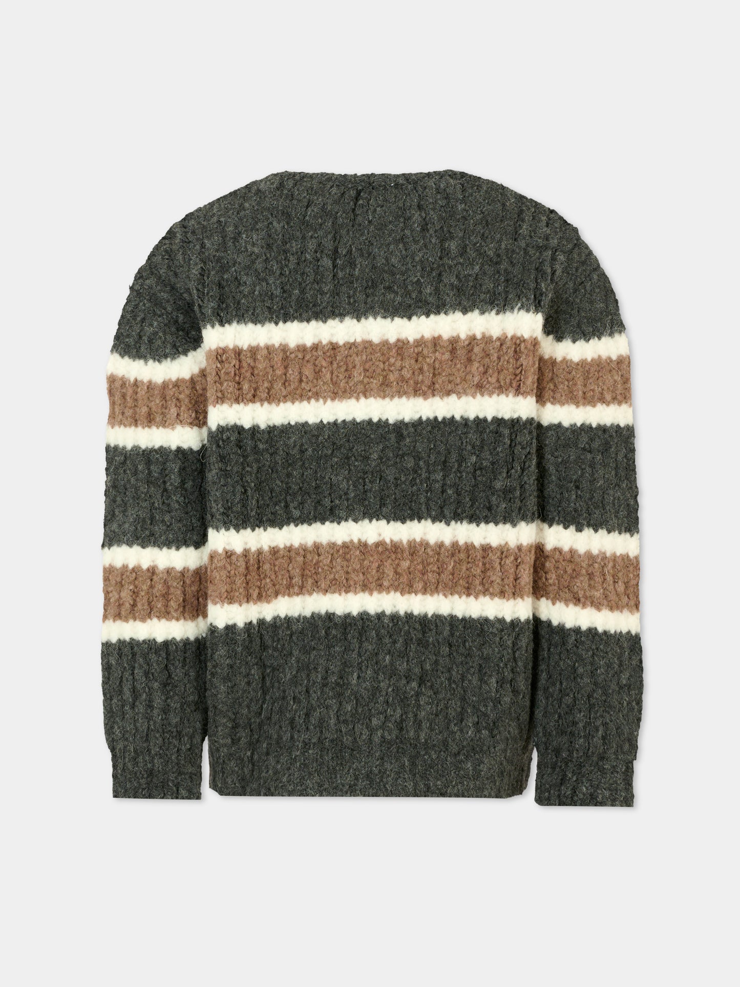 Maglione grigio per bambina,Douuod Kids,DT9P30 W0137 808BG