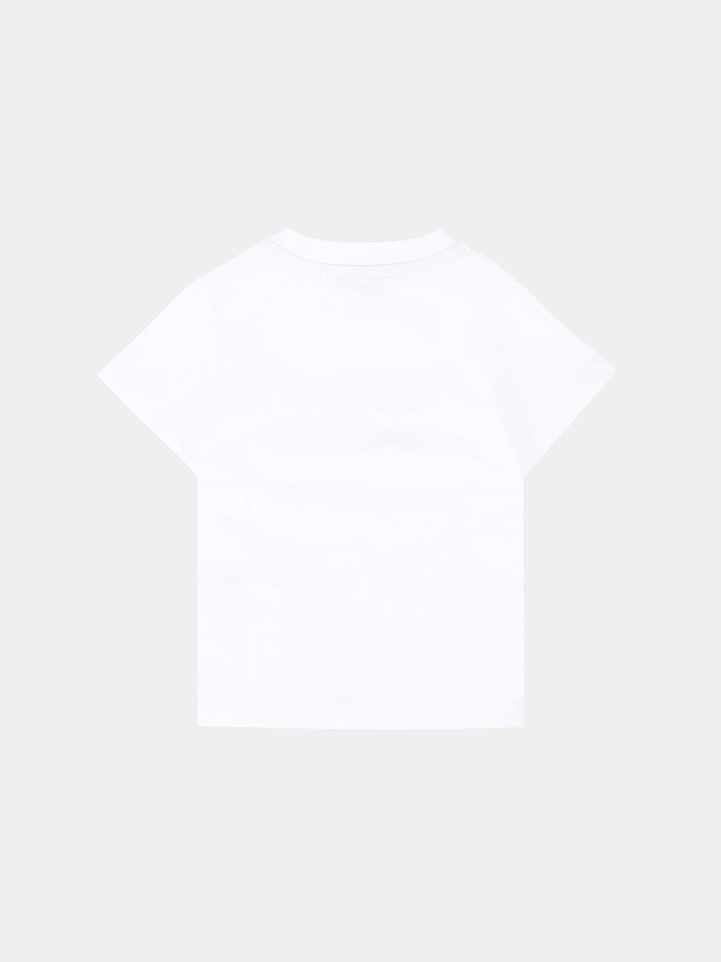 T-shirt bianca per neonato con logo,Missoni,MT8501 Z0082 100NE