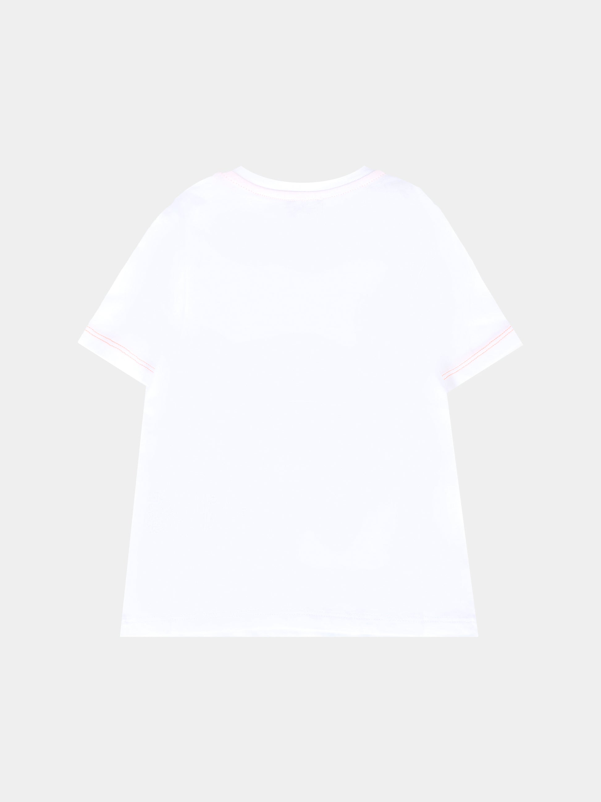 T-shirt bianca per neonato con logo,Missoni,MV8511 Z0082 100