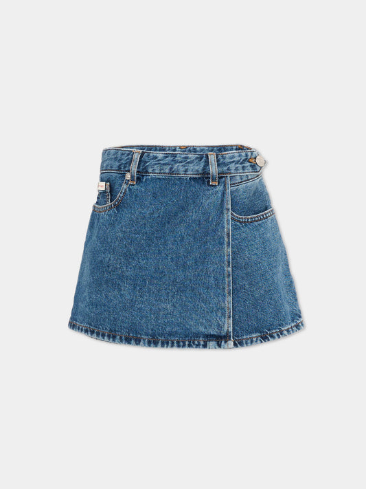 Gonna denim per bambina,Calvin Klein Kids,LVCKSJC17G 1BJ