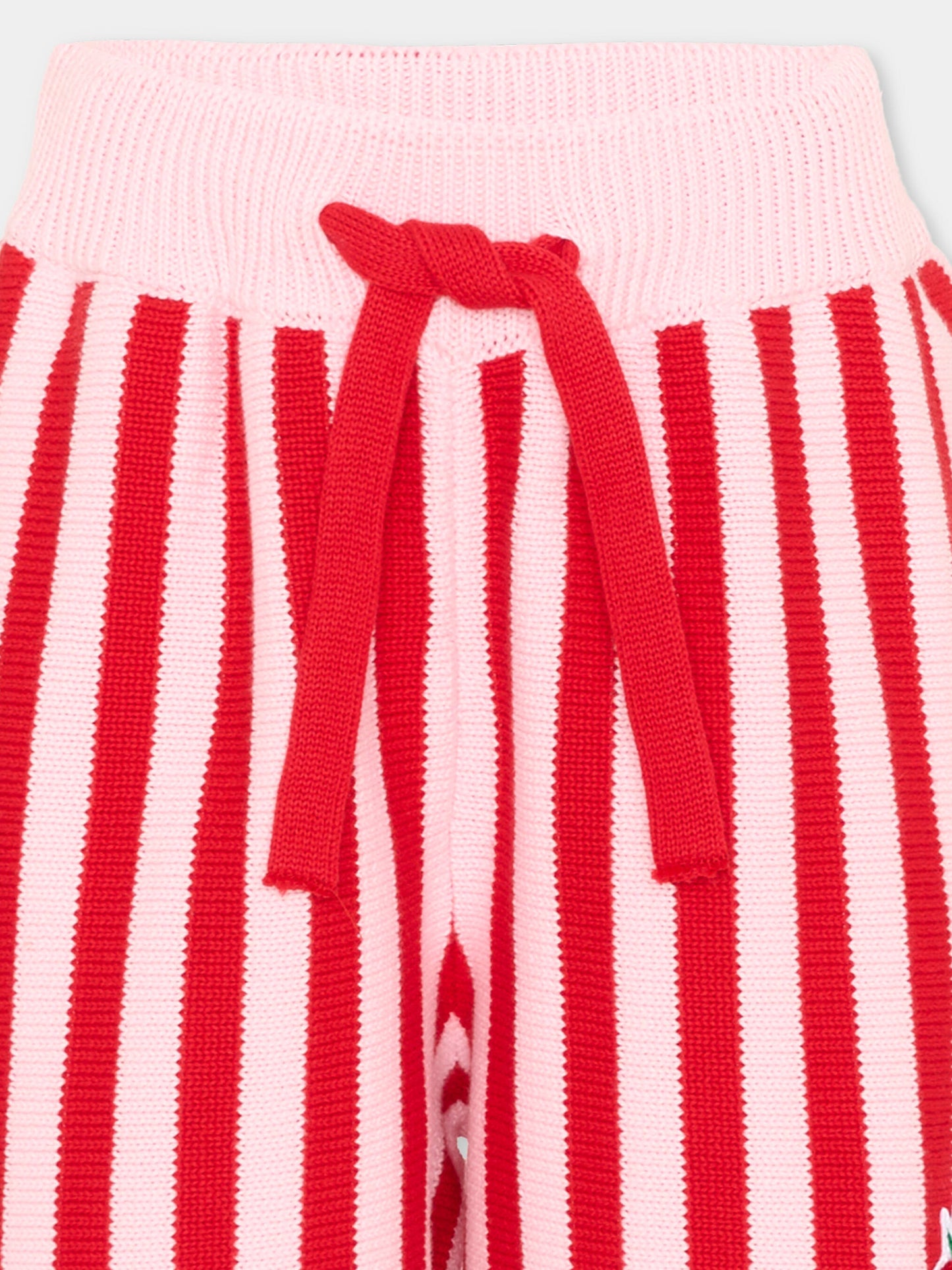 Shorts multicolor per bambina a righe,Joshua Sanders Kidz,K36A2SK09RE