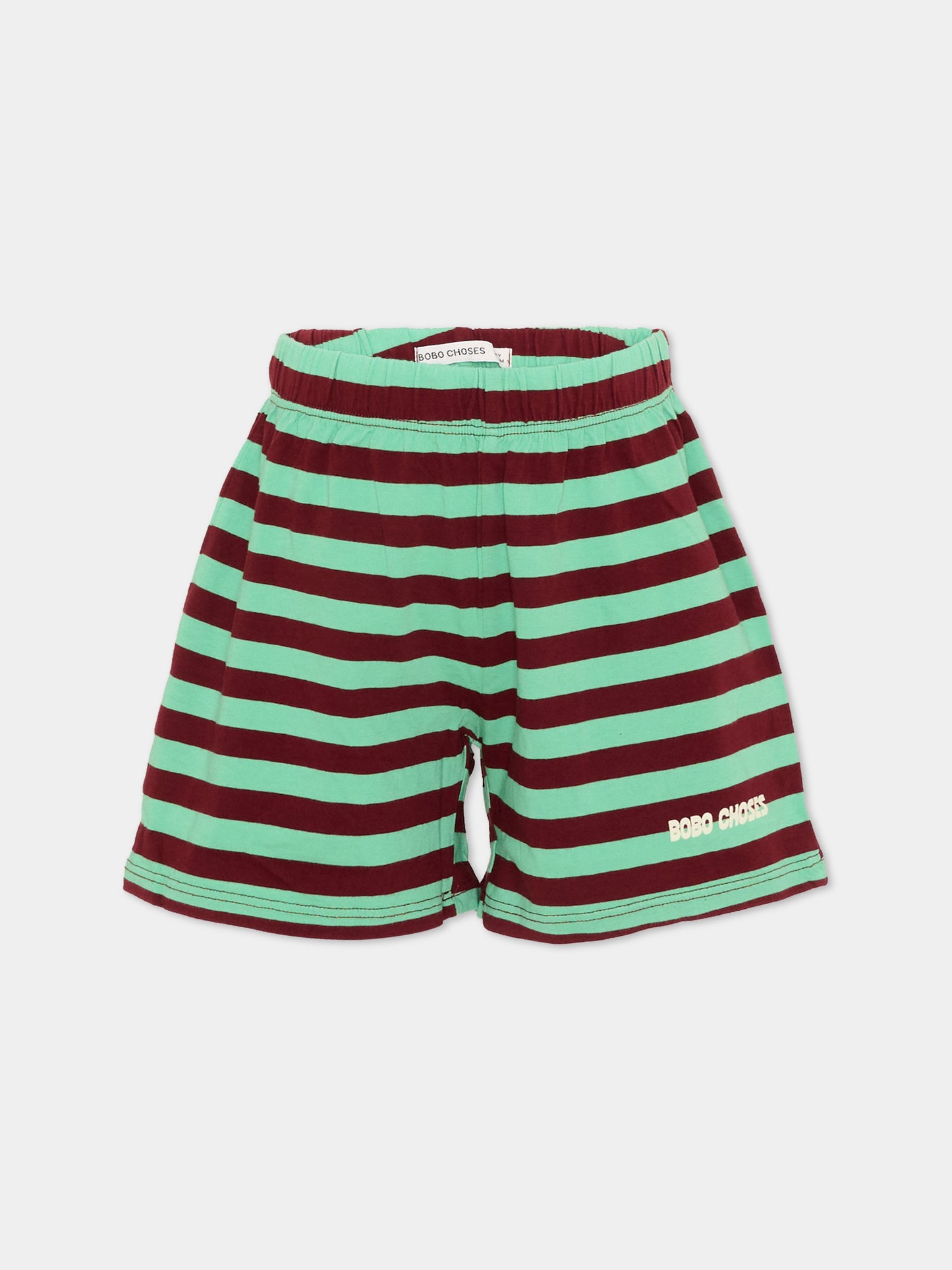 Shorts multicolor a righe per bambina,Bobo Choses,B126AC058