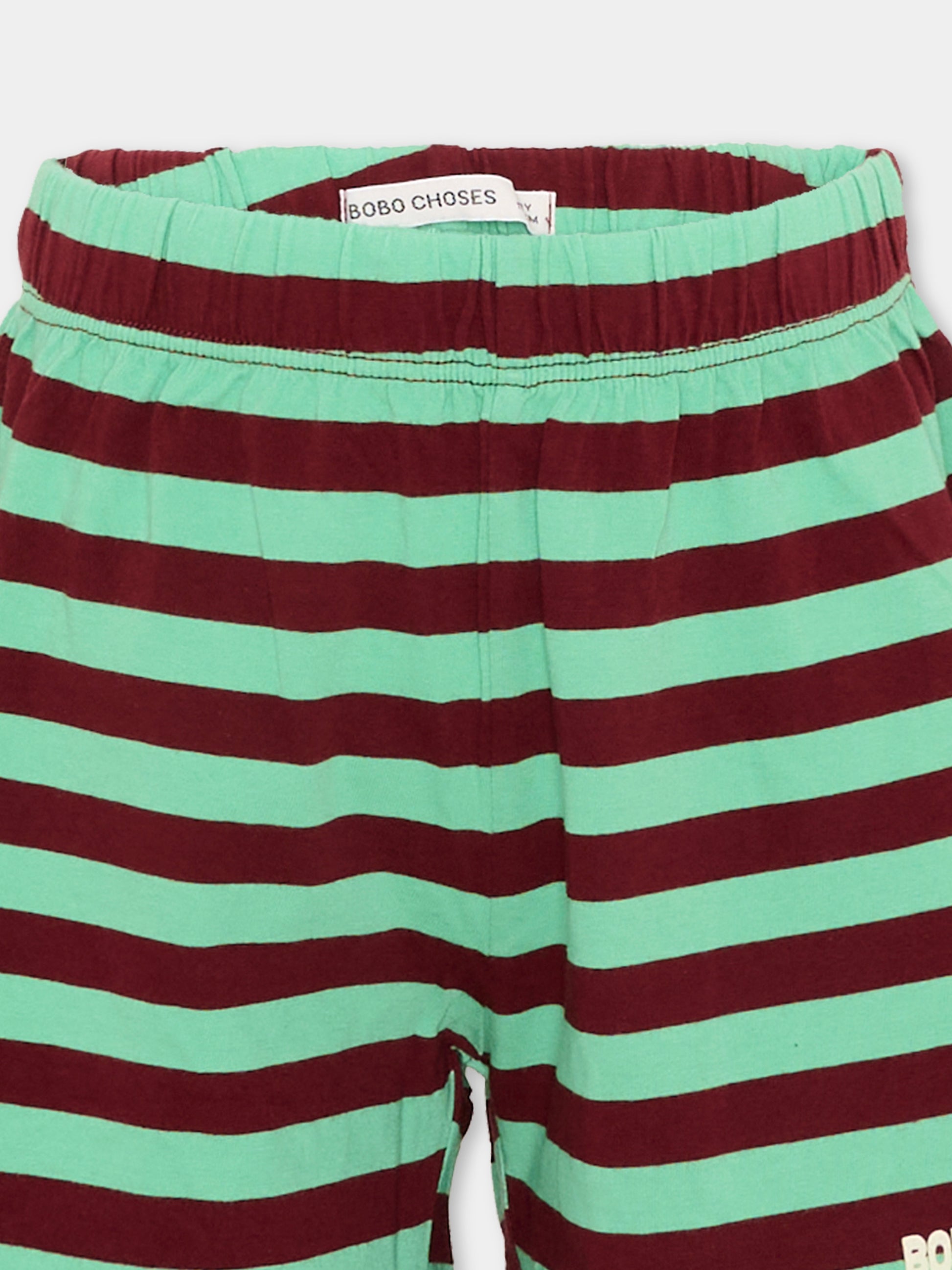 Shorts multicolor a righe per bambina,Bobo Choses,B126AC058