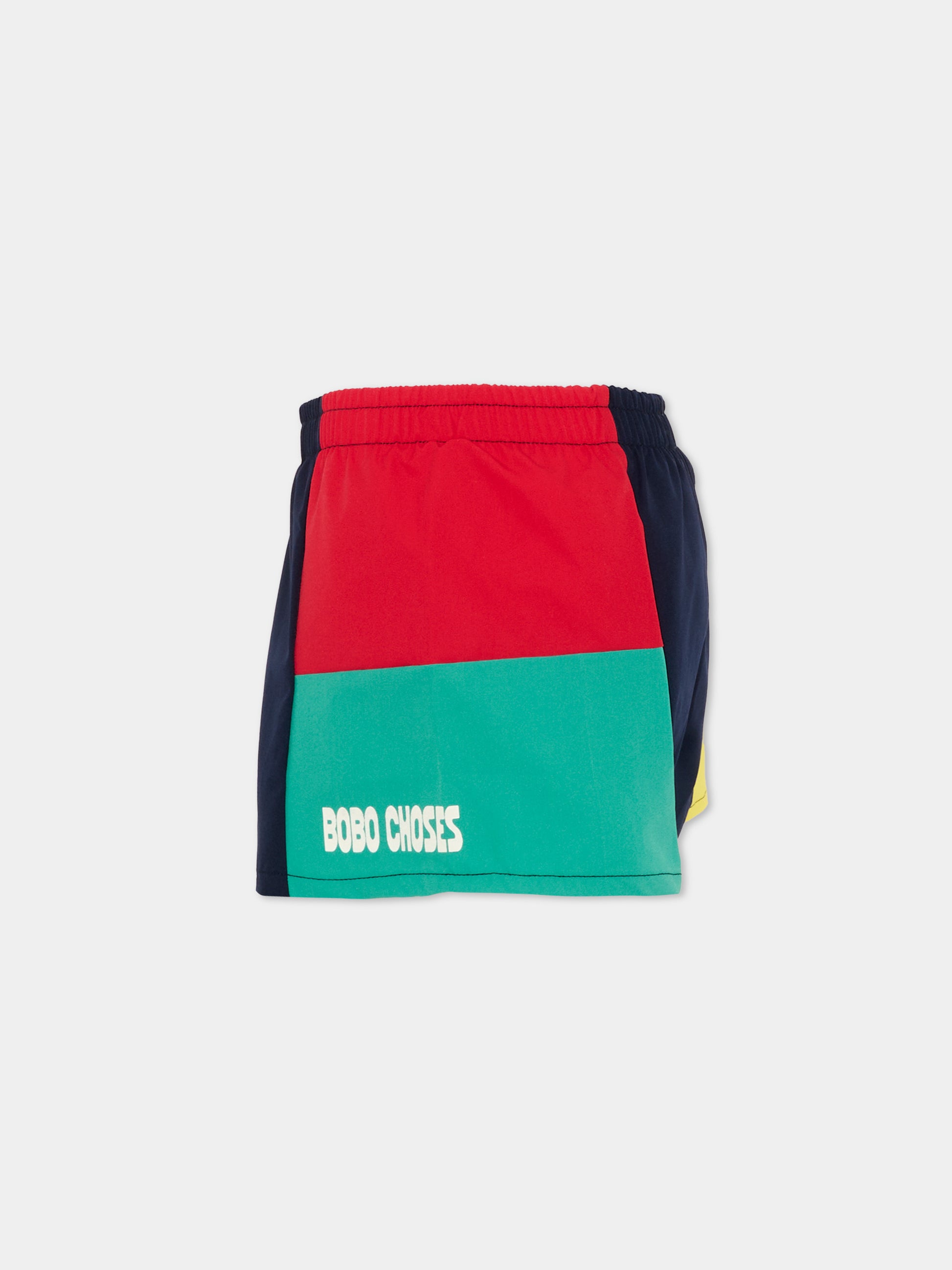 Boxer mare blu per bambino con logo,Bobo Choses,B126AC133