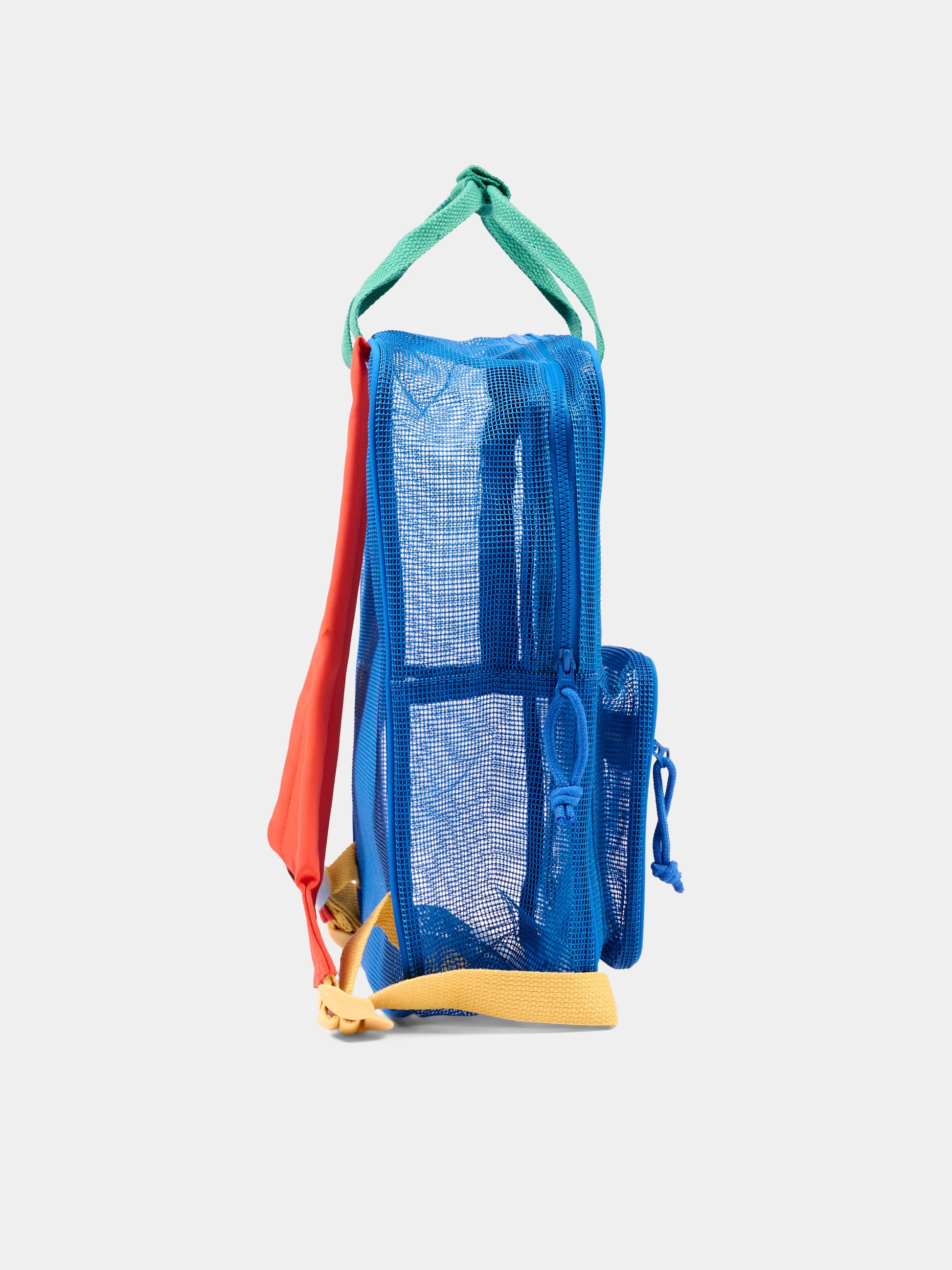 Zaino blu per bambini color block,Bobo Choses,B126AI032