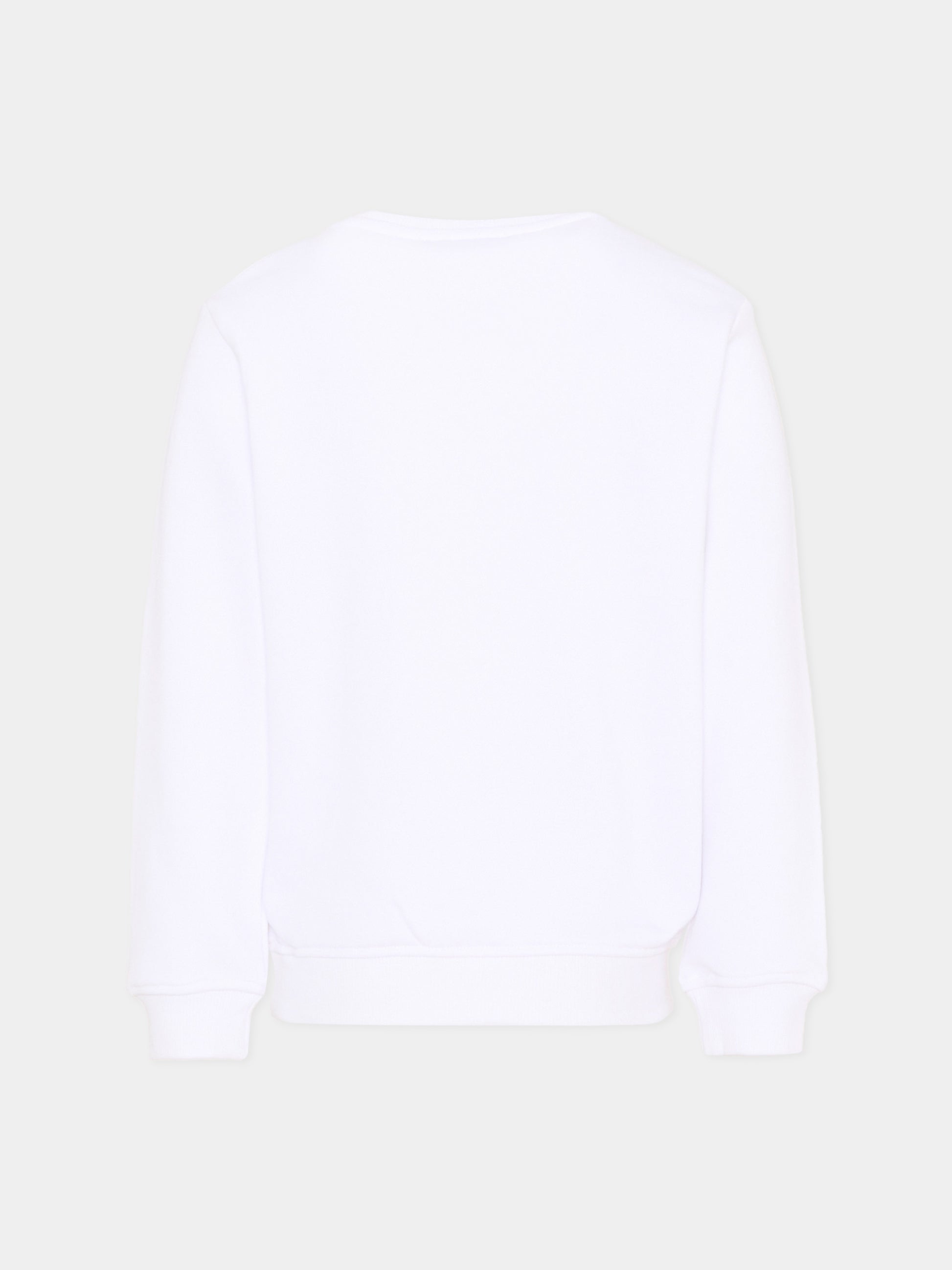 Felpa bianca per bambini con logo,Richmond,RBP26013FE WHITE