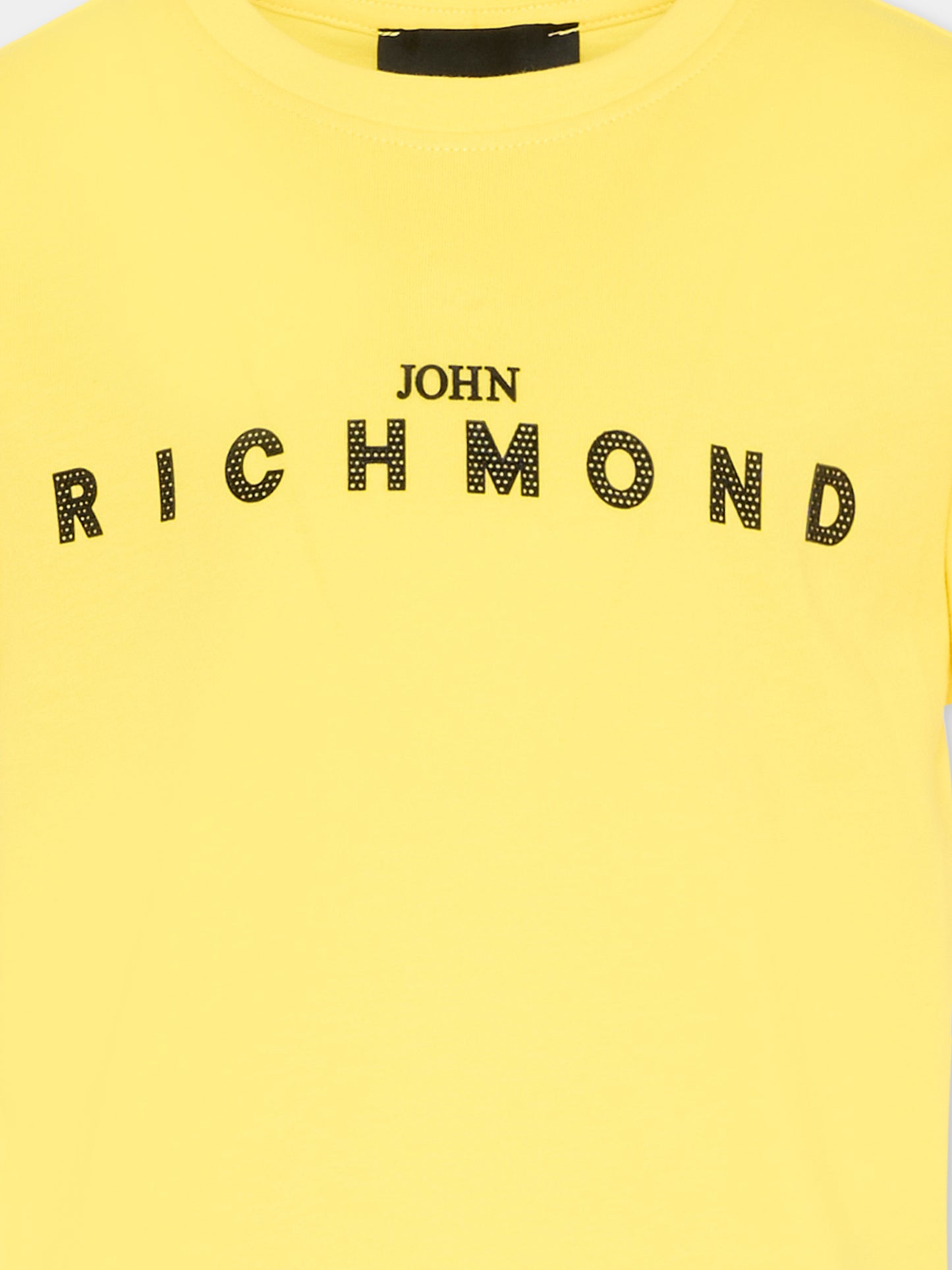 T-Shirt gialla per bambini con logo,Richmond,RBP26008TS YELLOW BUTTERCUP