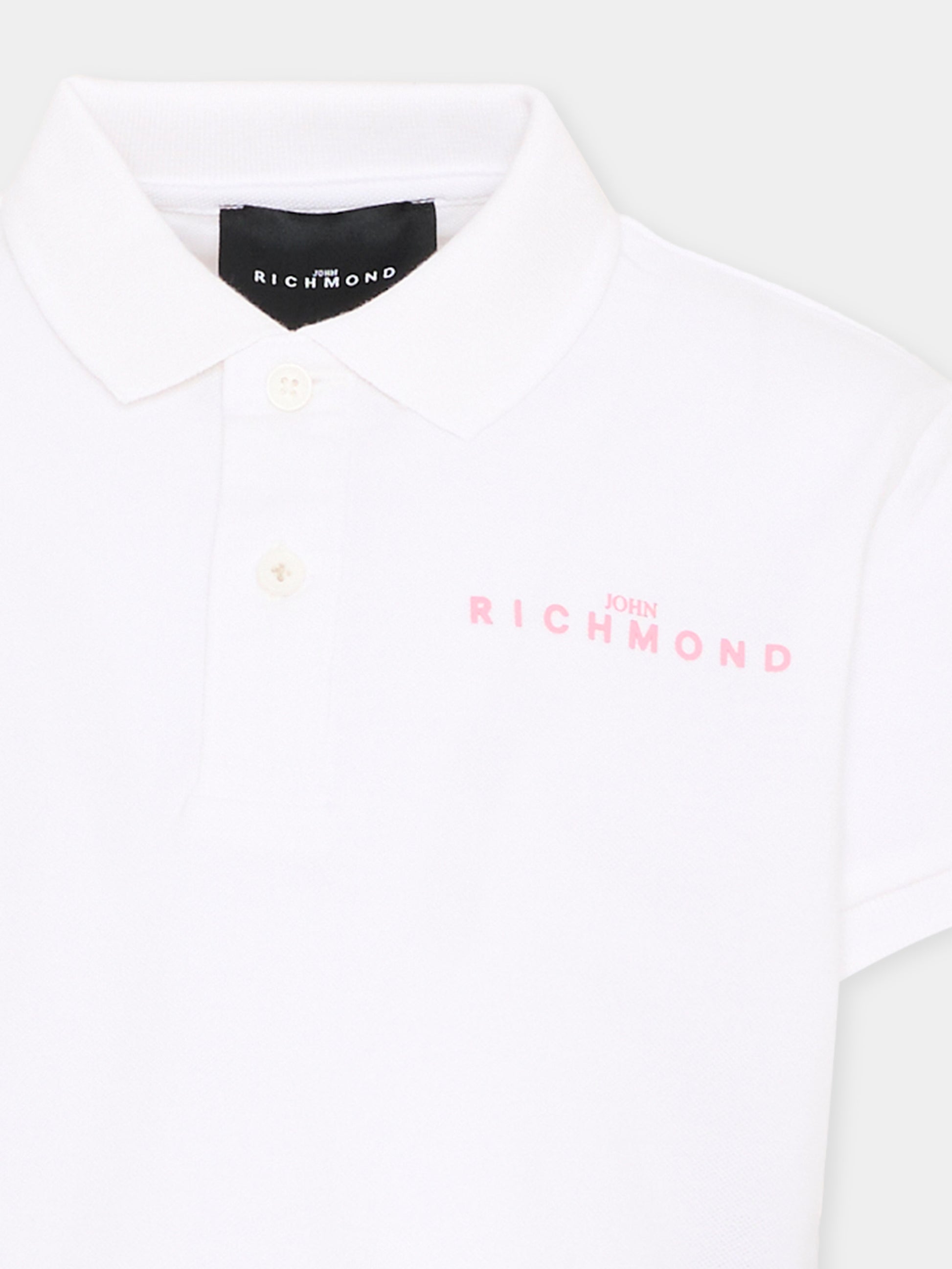Completo sportivo bianco per bambina con logo,Richmond,RGP26028CE WHITE