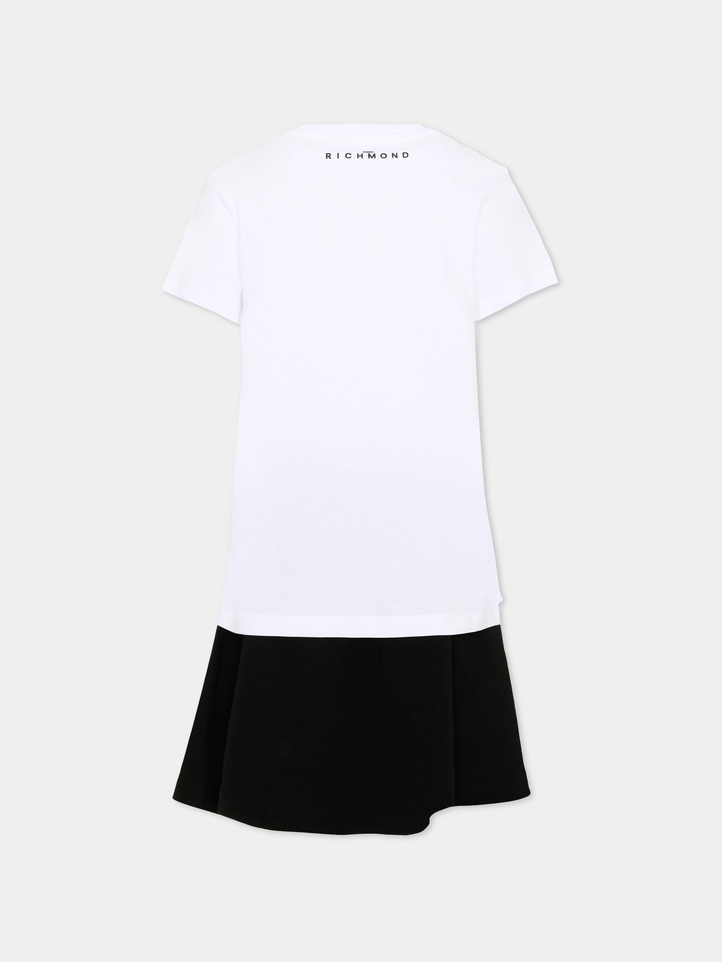 Completo sportivo bianco per bambina con logo,Richmond,RGP26005CJ WHITE