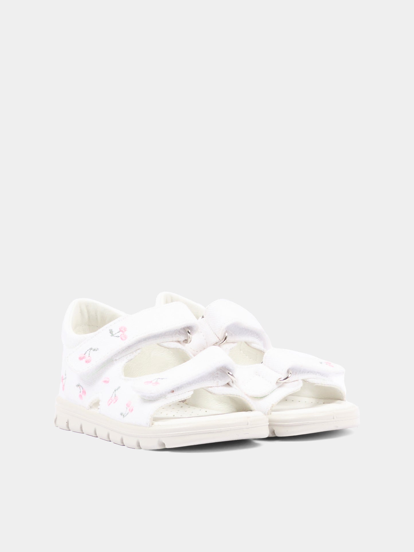 Sandali bianchi Zupya per bambina con ciliegie,Falcotto,001 1501163 01 0N01