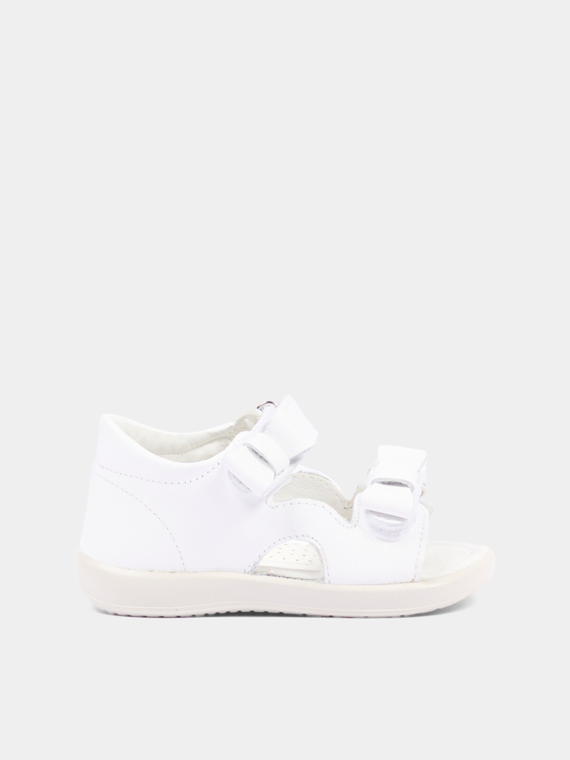 Sandali bianchi Feila per bambina con fiocchi,Falcotto,001 1501151 01 0N01