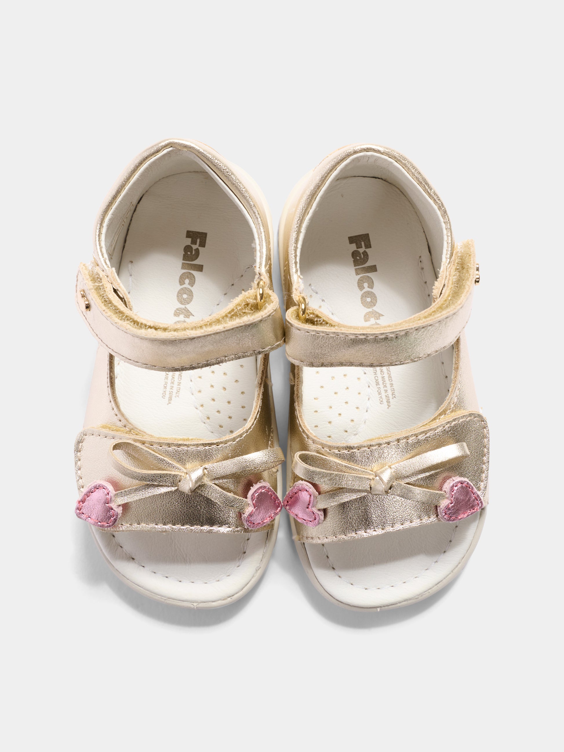 Sandali oro Kiffy per bambina,Falcotto,001 1501155 02 0Q06