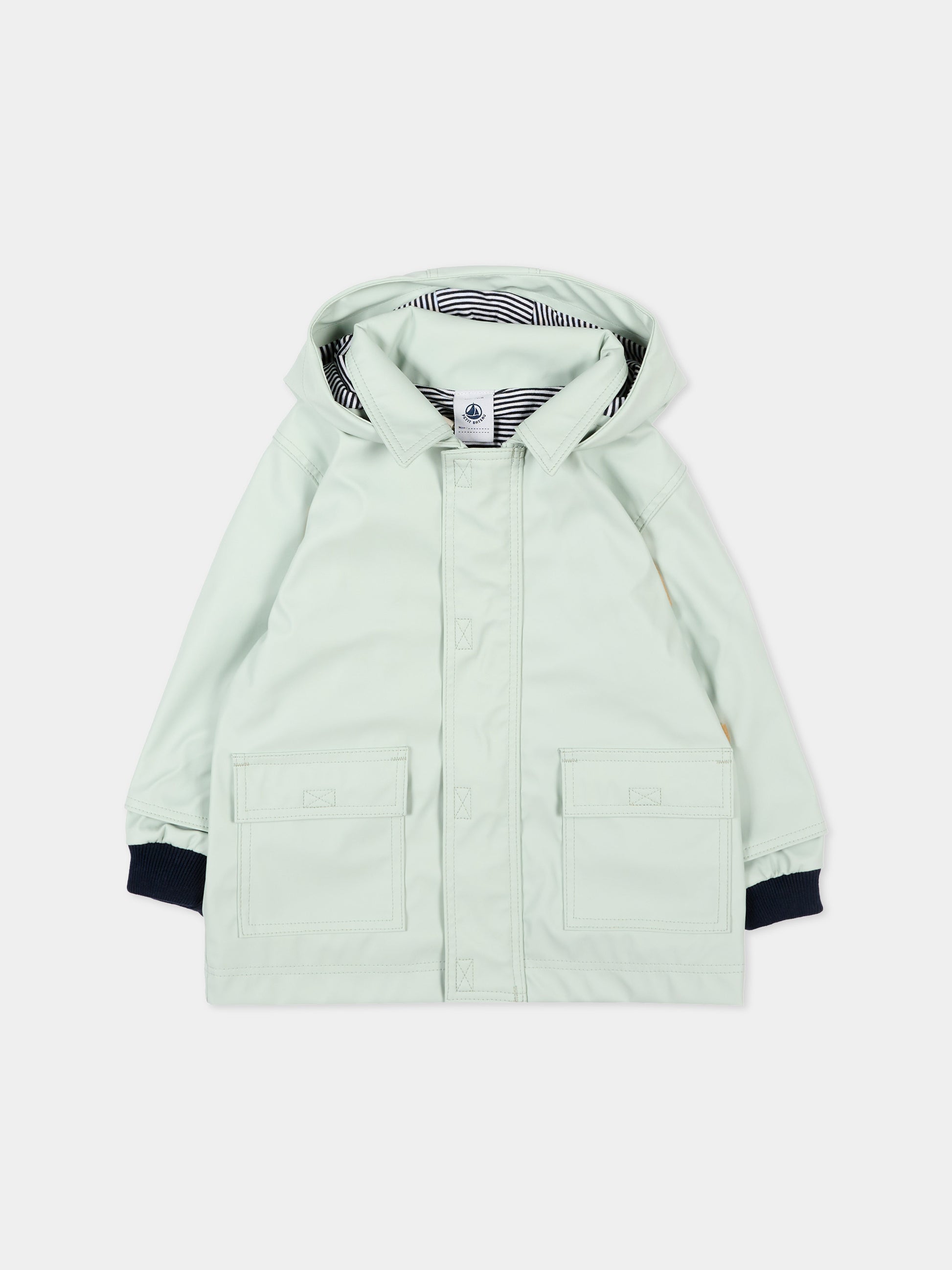 Giaccha a vento celeste per neonato,Petit Bateau,A0FKB SPRAY 01