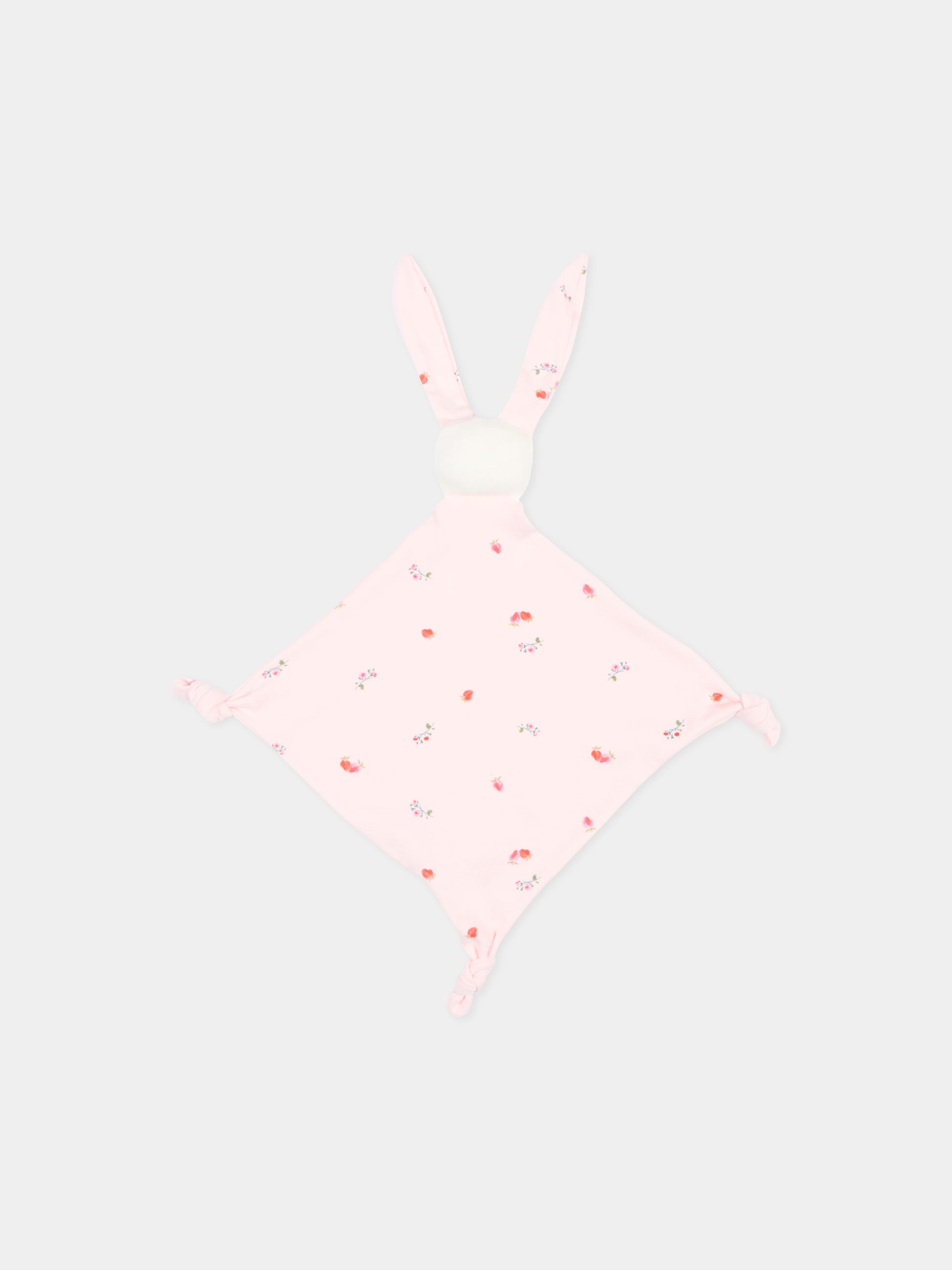 Vestito rosa per neonata con fiori,Petit Bateau,A0FQR BARELY/MULTICO 01