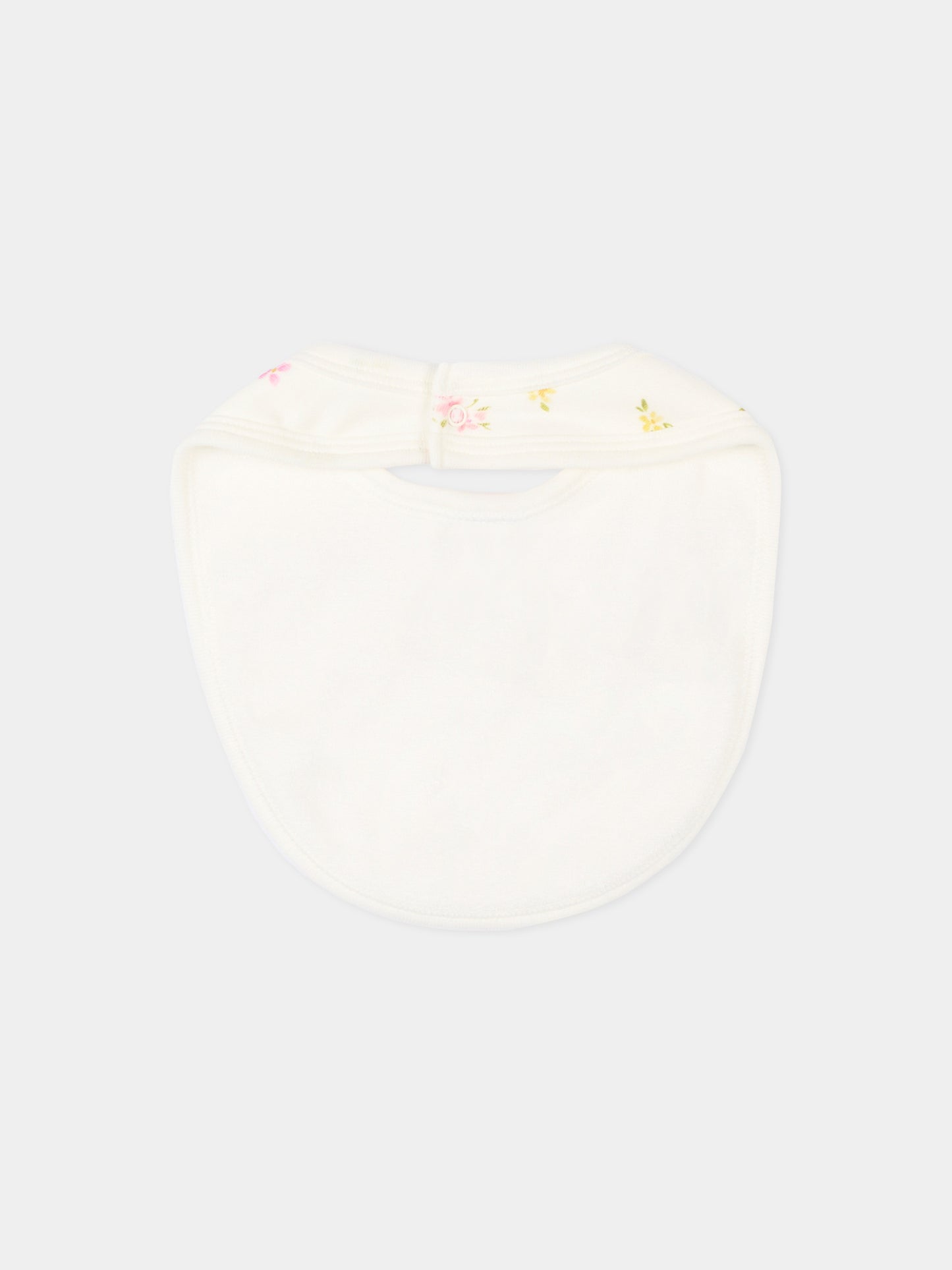 Bavaglini rosa per neonata con stampa floreale,Petit Bateau,A0FFR VARIANTE 1 01