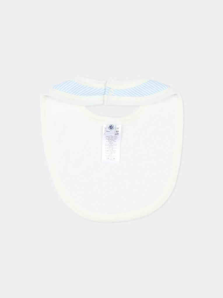 Bavaglini celesti per neonato con balene,Petit Bateau,A0FFQ VARIANTE 1 01