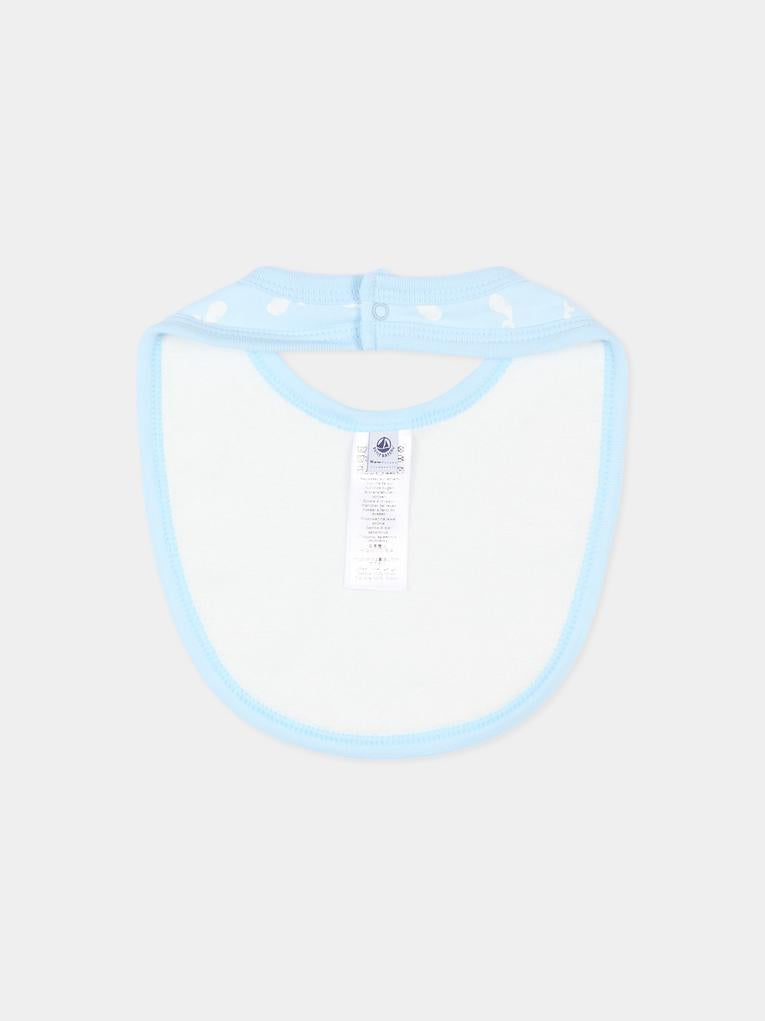 Bavaglini celesti per neonato con balene,Petit Bateau,A0FFQ VARIANTE 1 01