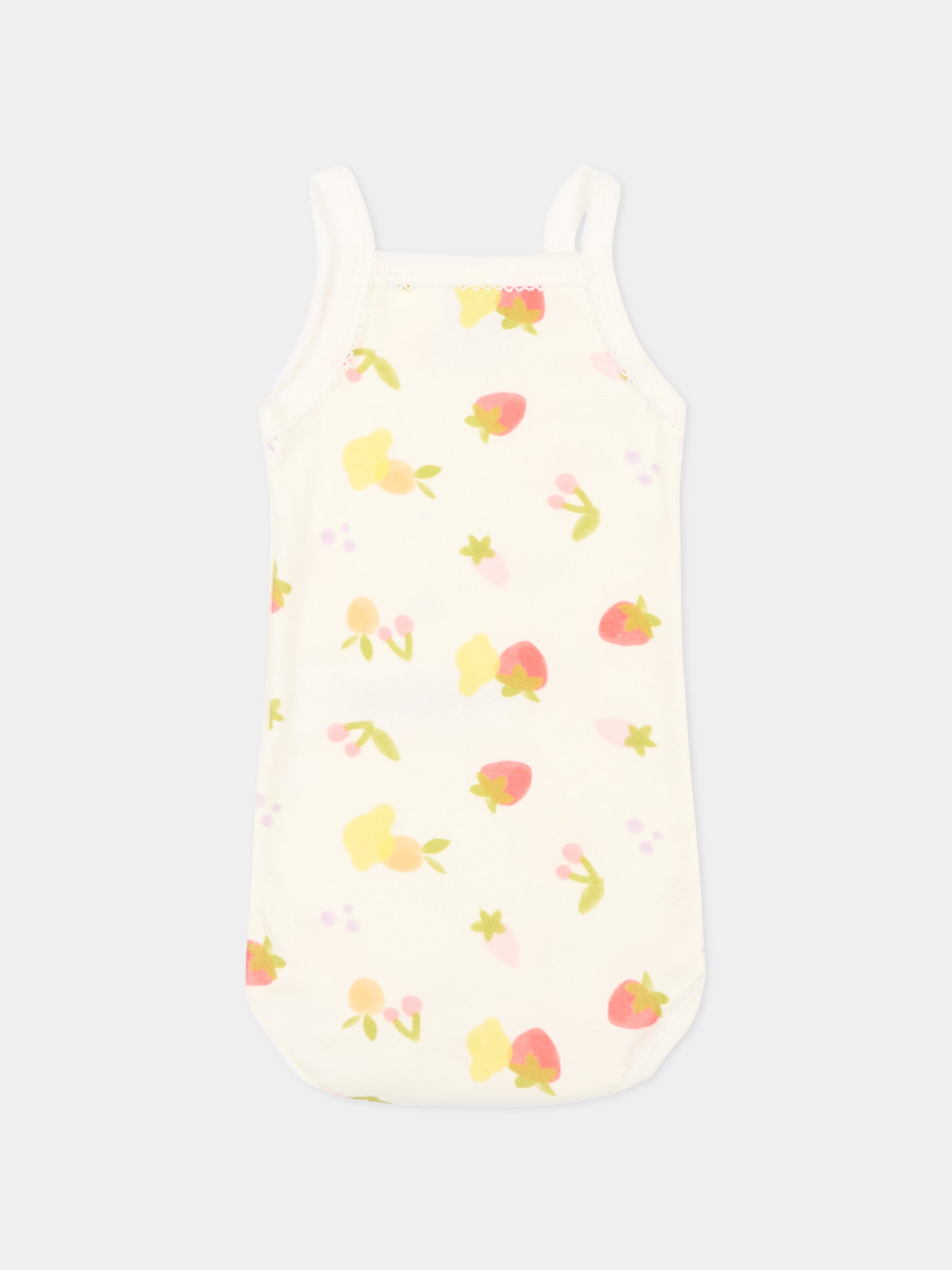 Body multicolor per neonata con frutta,Petit Bateau,A0FRX VARIANTE 1 00