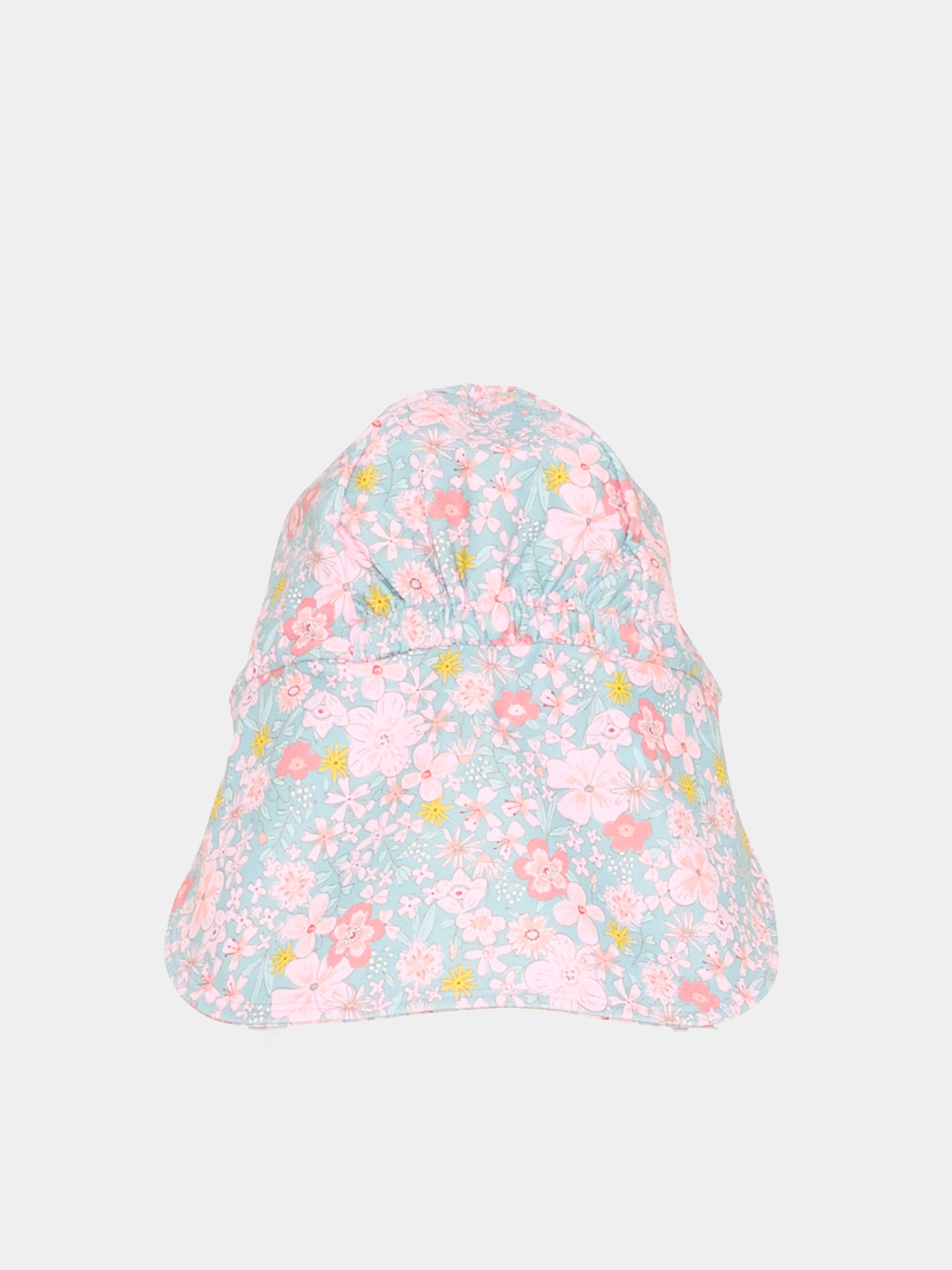Cappello multicolor per neonata floreale,Petit Bateau,A0FDZ SPRAY/MULTICO 01