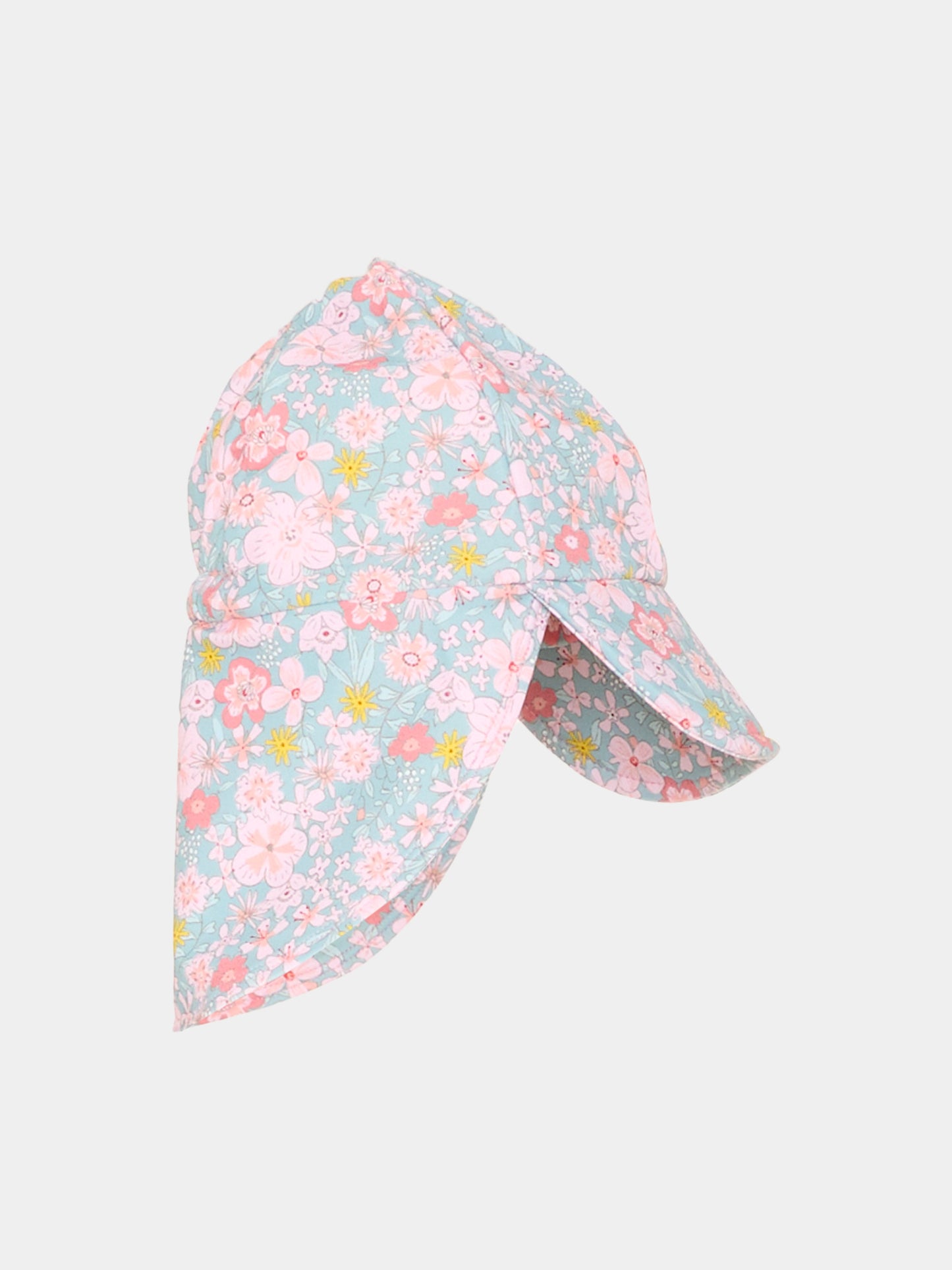 Cappello multicolor per neonata floreale,Petit Bateau,A0FDZ SPRAY/MULTICO 01