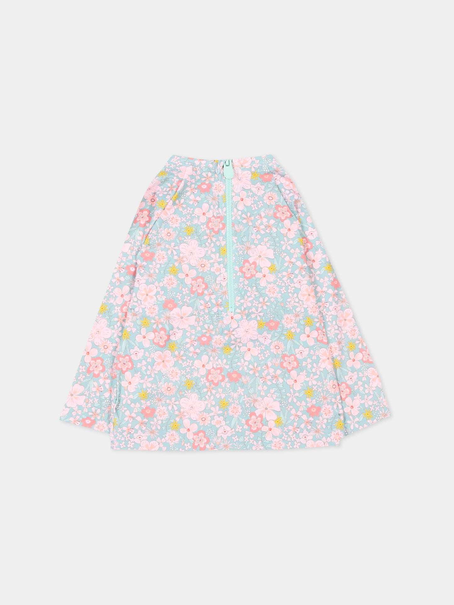 Anti UV multicolor per neonata floreale,Petit Bateau,A0FNA SPRAY/MULTICO 01