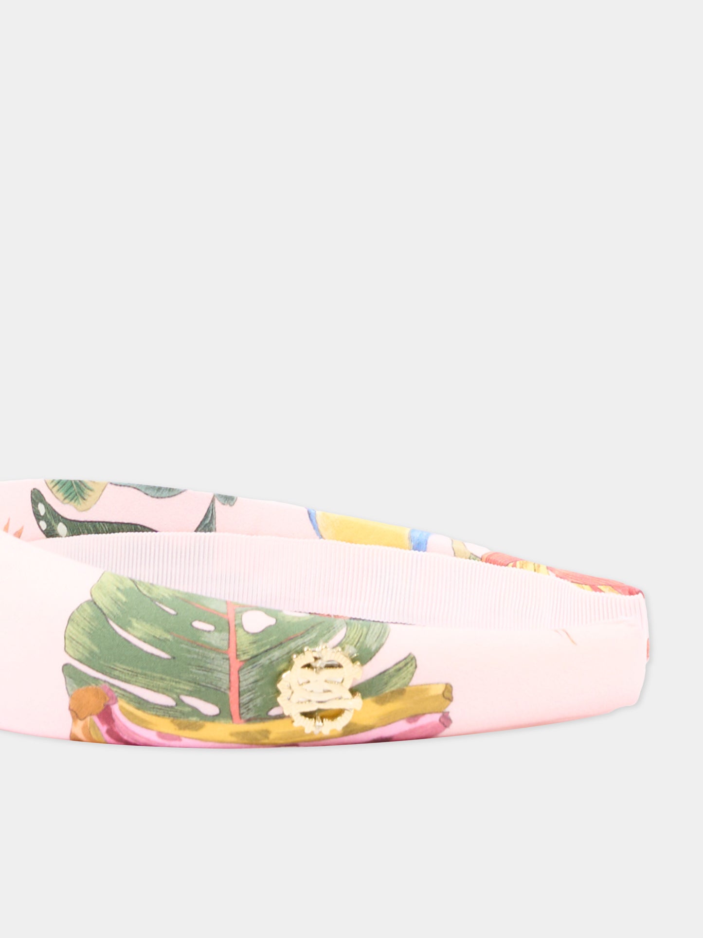 Cerchietto multicolor per bambina Tropicana,Roberto Cavalli Kids,CGP26157FR TROPICANA BABY ROSE