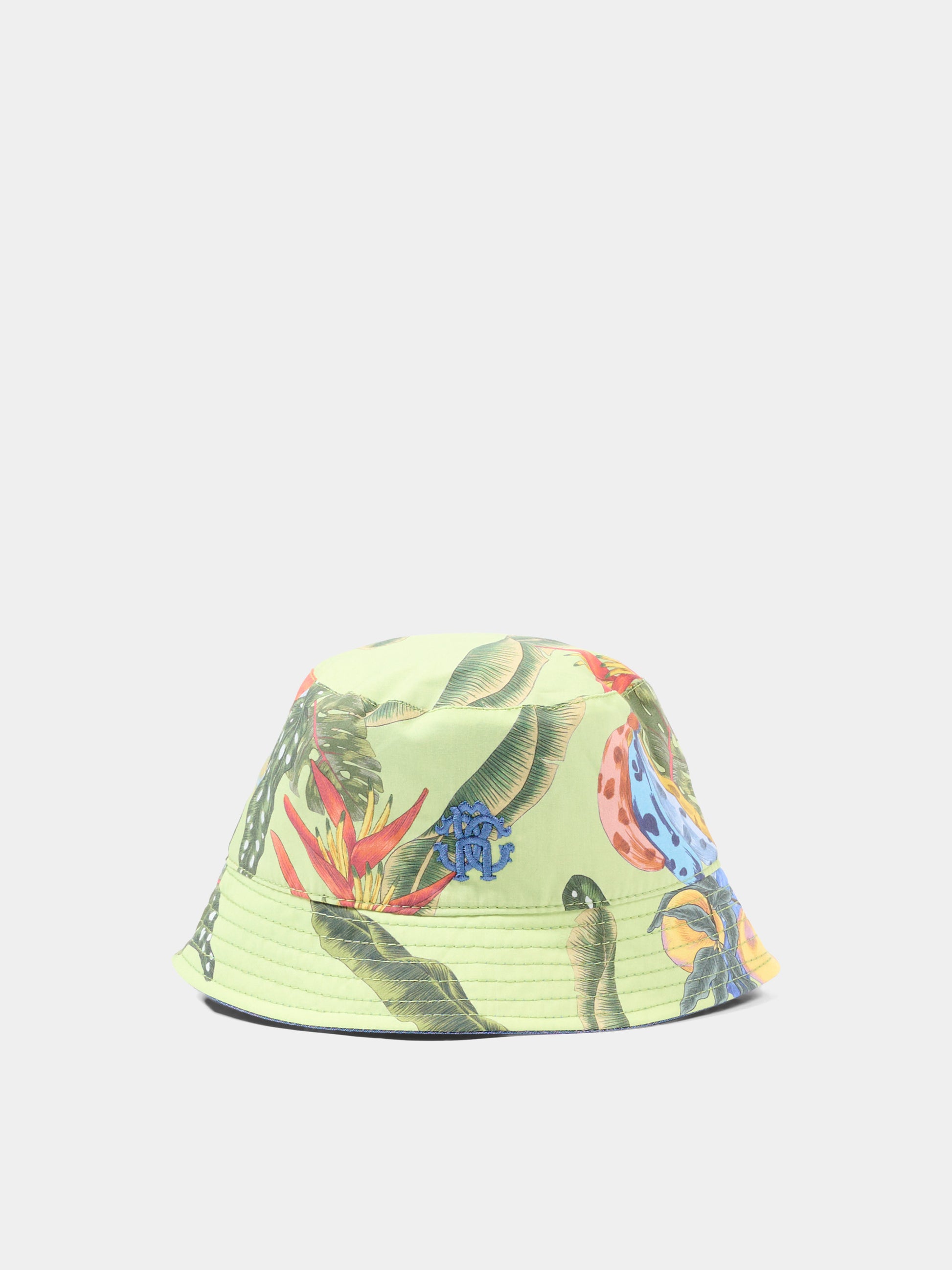 Cloche multicolor per neonato Tropical Garden,Roberto Cavalli Kids,CIP26088HA TROPICANA LIME