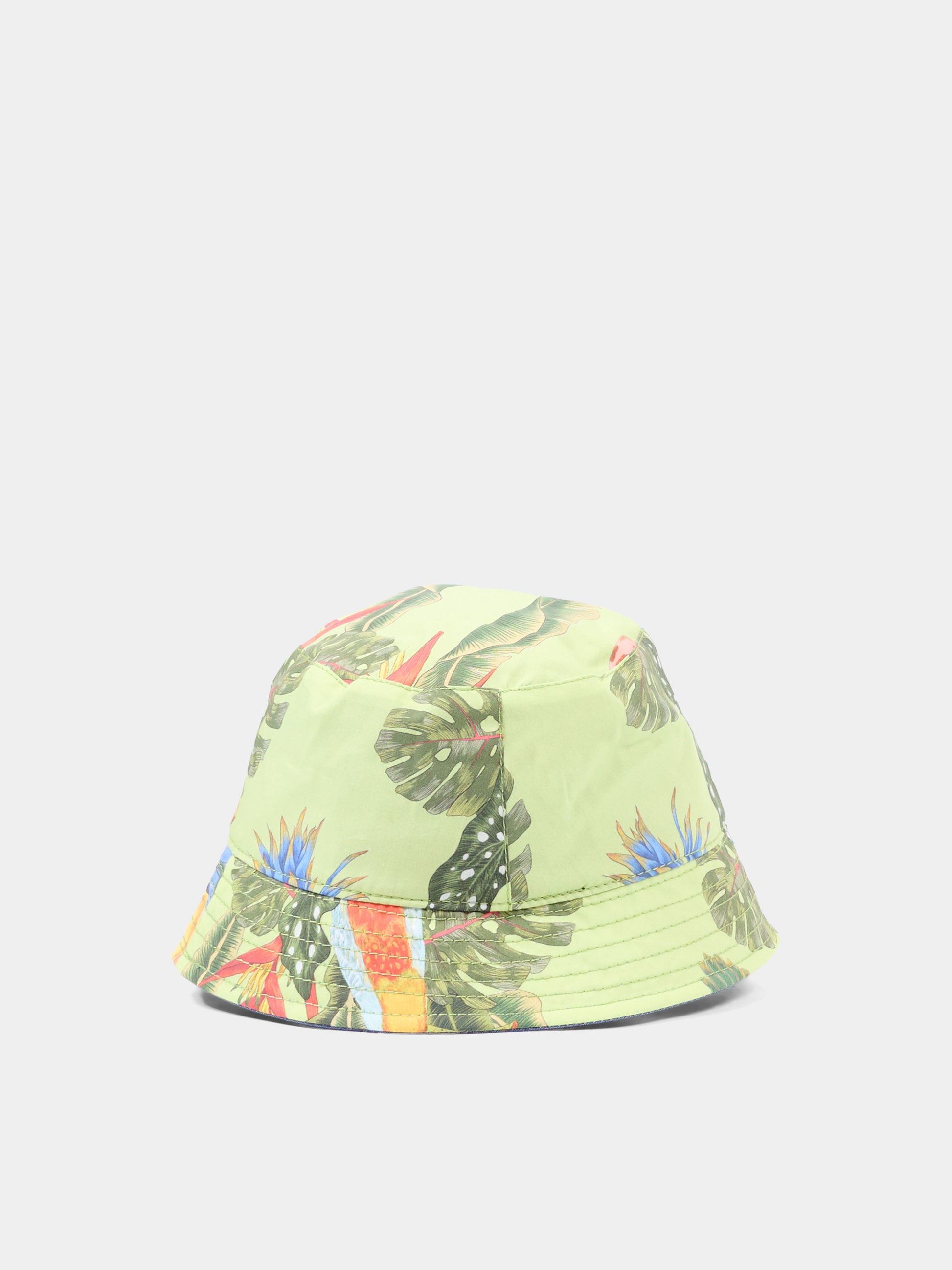 Cloche multicolor per neonato Tropical Garden,Roberto Cavalli Kids,CIP26088HA TROPICANA LIME