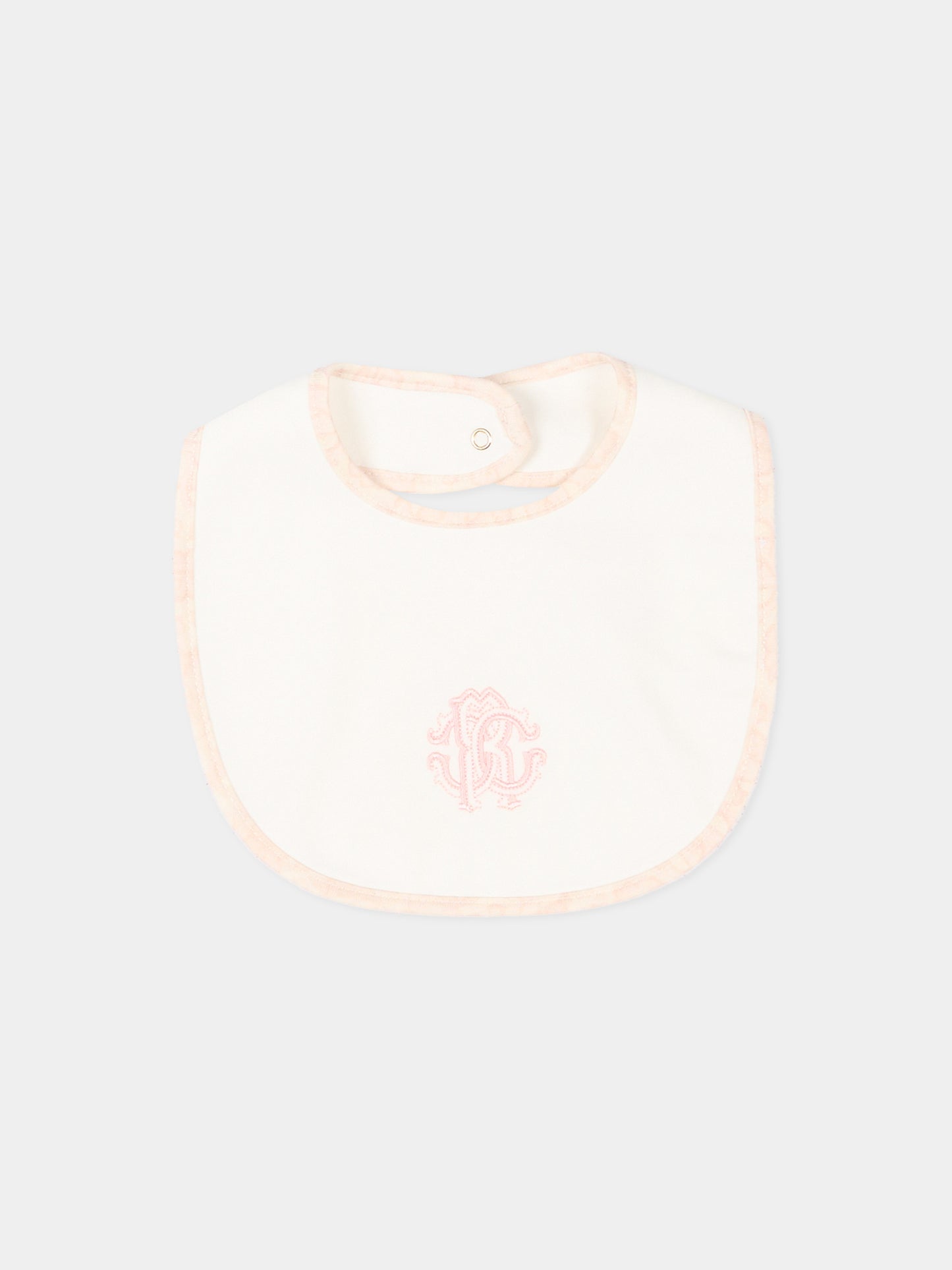 Set tutine rosa per neonata con logo,Roberto Cavalli Kids,CLP26004TU ZEBRA ROSA