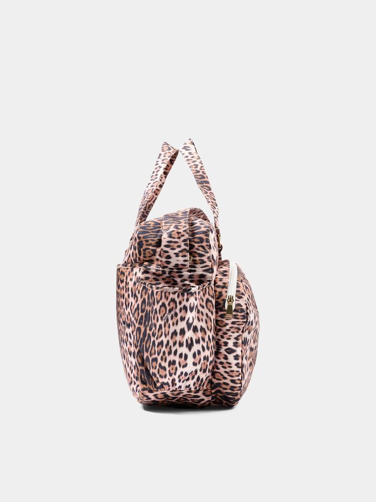 Borsa mamma marrone per neonati animalier,Roberto Cavalli Kids,CLP26021BO MACULA NEW HERITAGE
