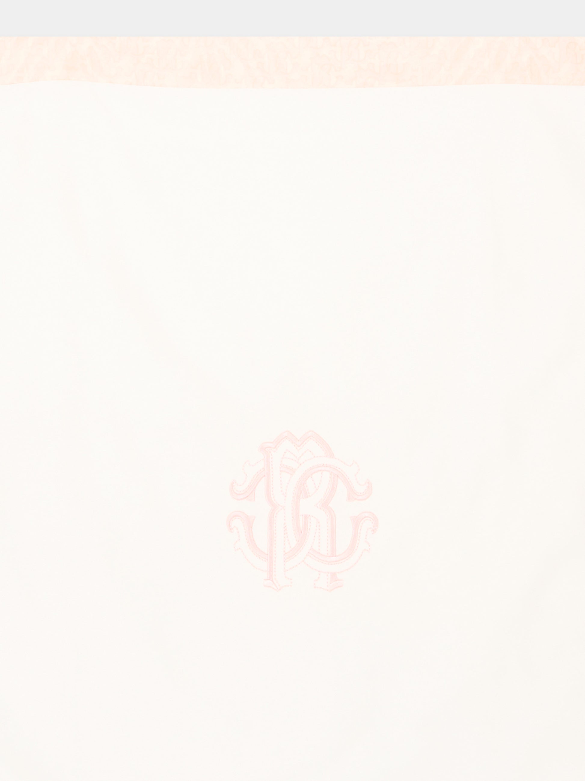 Coperta rosa per neonata con monogram,Roberto Cavalli Kids,CLP26011CE ZEBRA ROSA