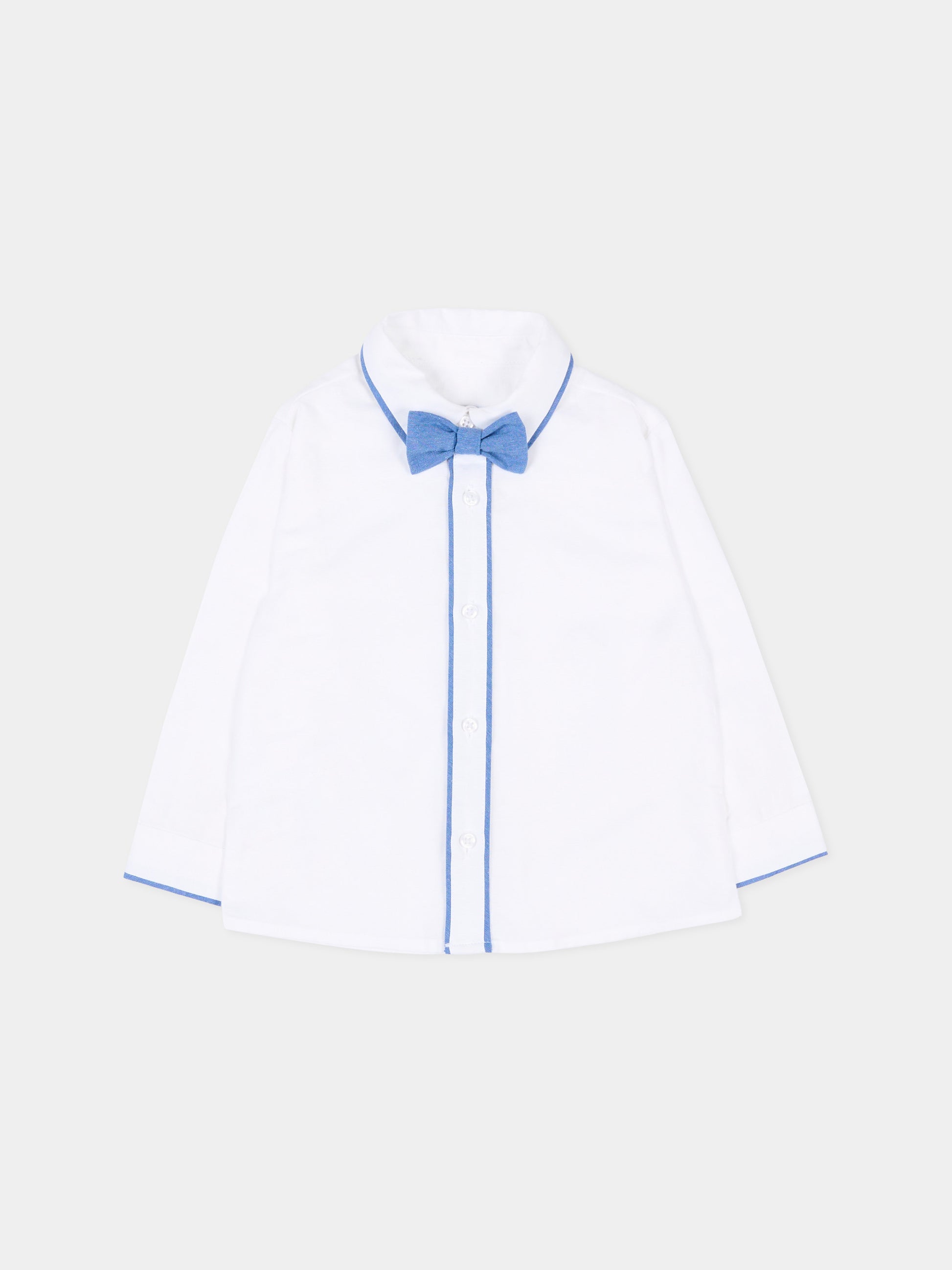 Camicia bianca per neonato con papillon,Mayoral,1115 073