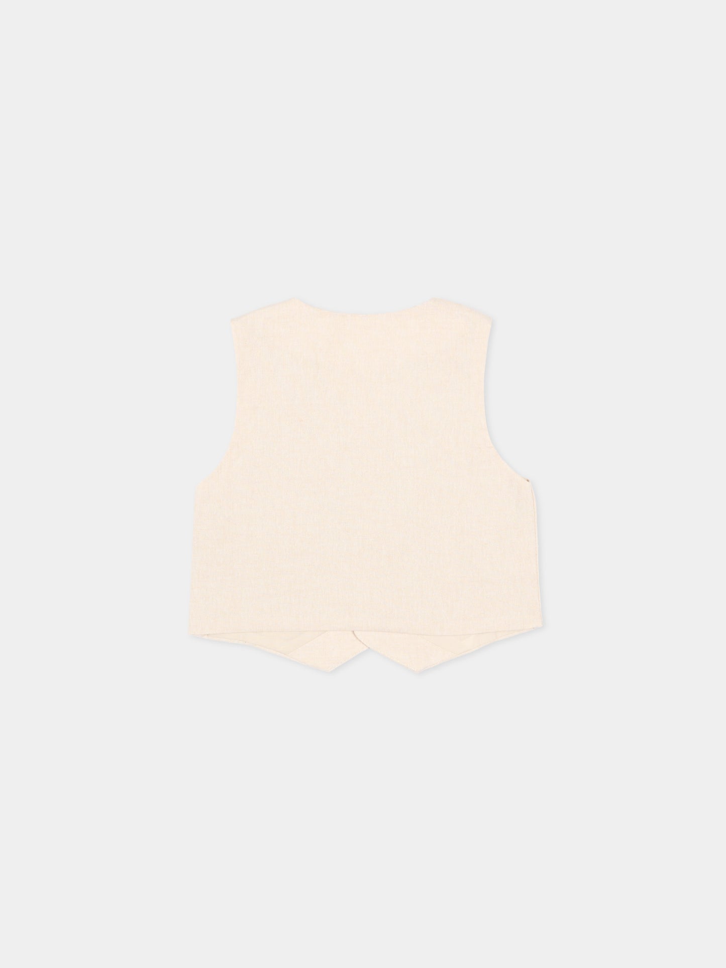 Panciotto beige per neonato,Mayoral,1312 014