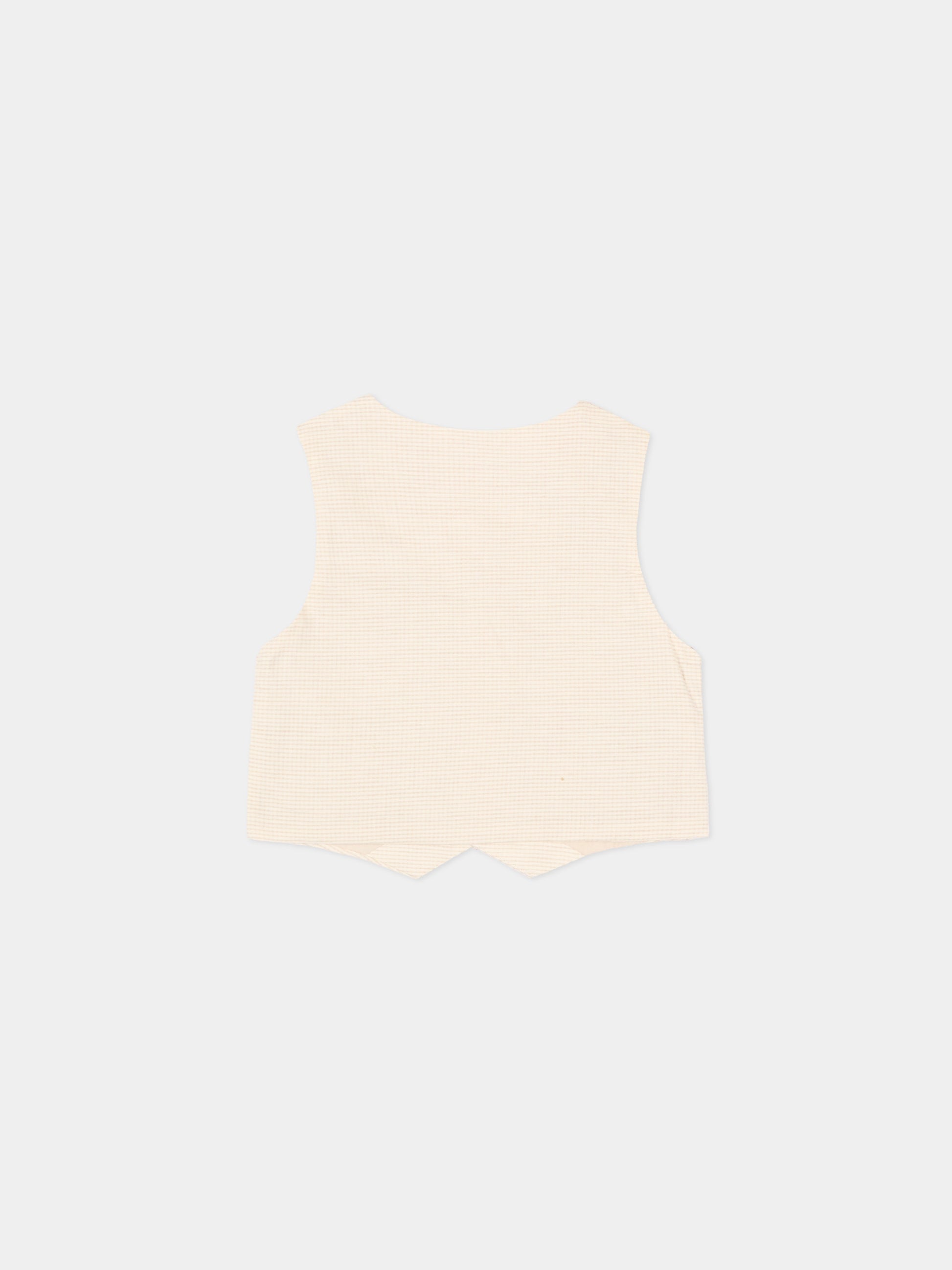 Panciotto beige per neonato,Mayoral,1312 016