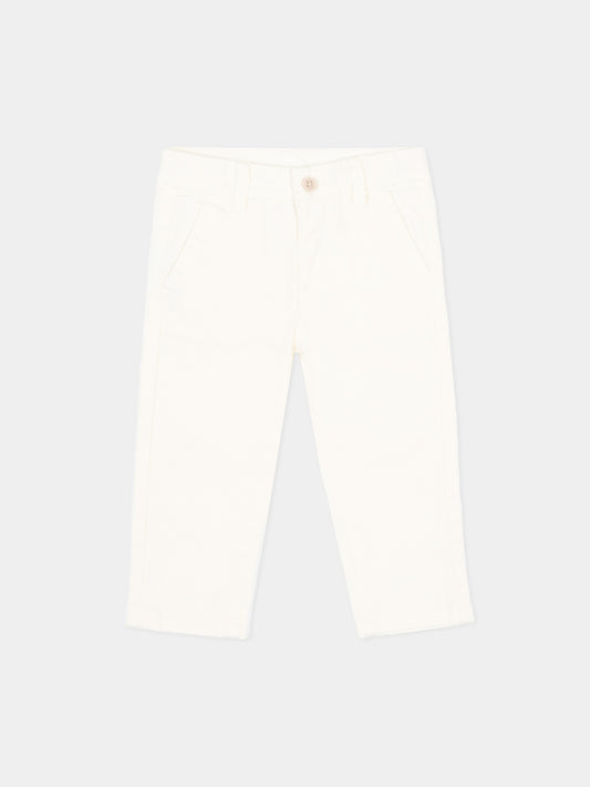 Pantaloni avorio per neonato,Mayoral,522 039