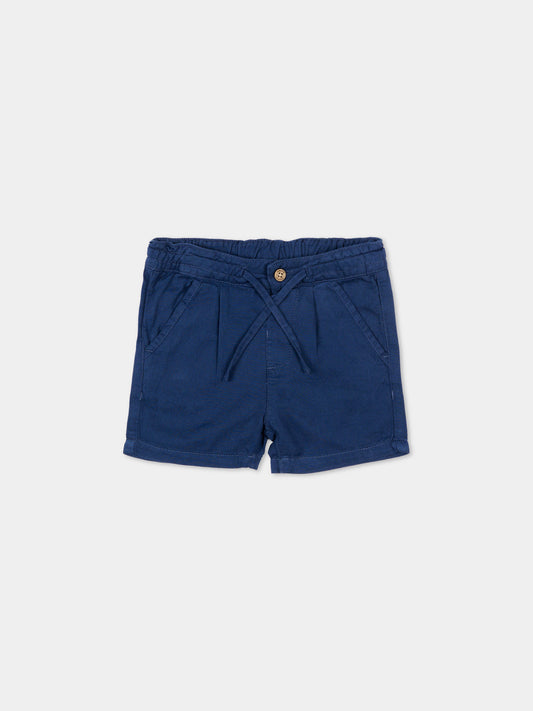 Shorts blu per neonato,Mayoral,1220 075