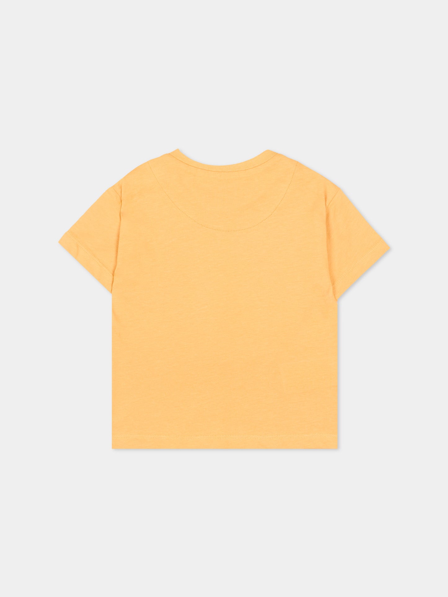 T-Shirt gialla per neonato con giraffa,Mayoral,1009 093