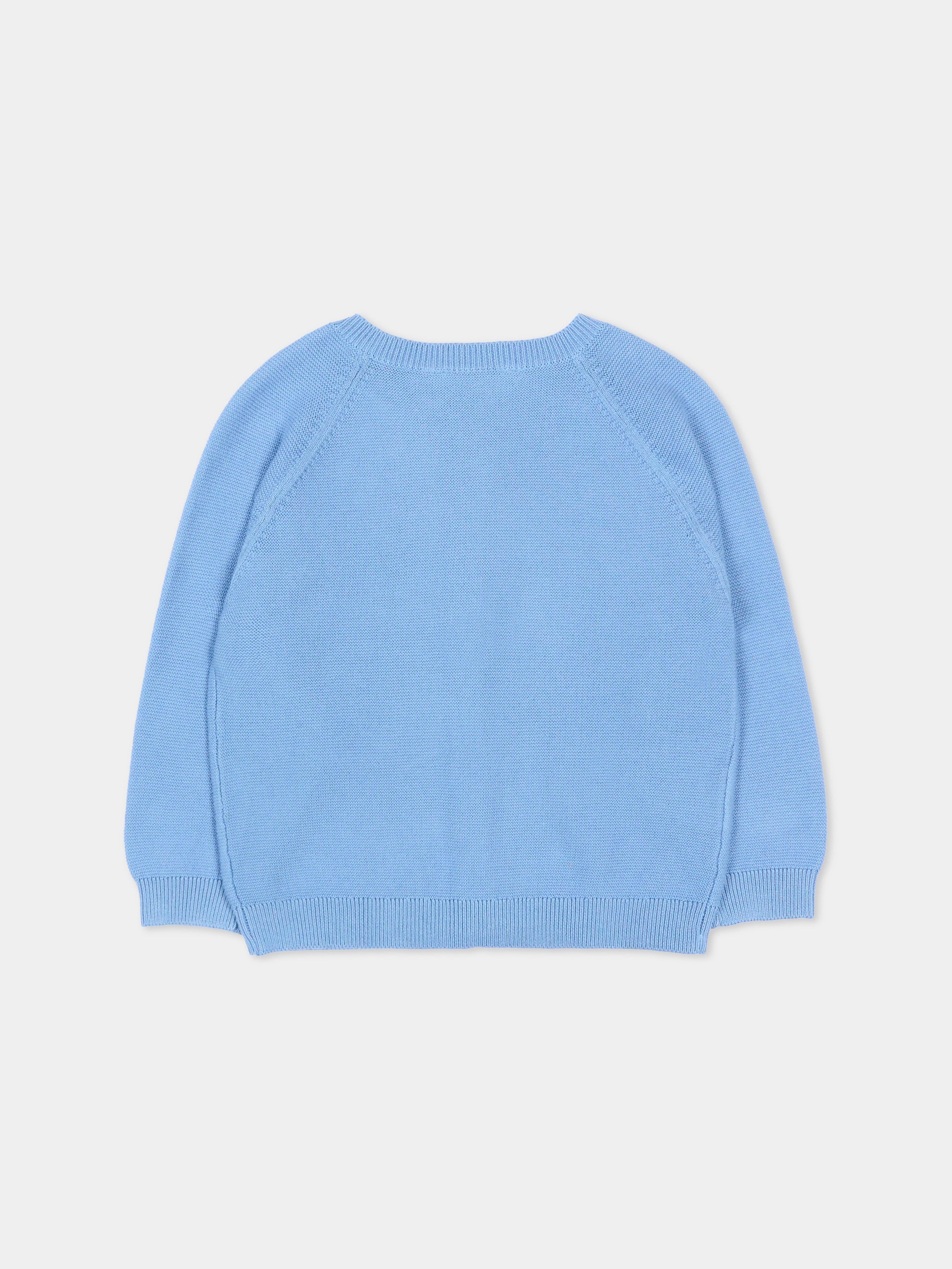 Cardigan azzurro per neonato,Mayoral,1311 079